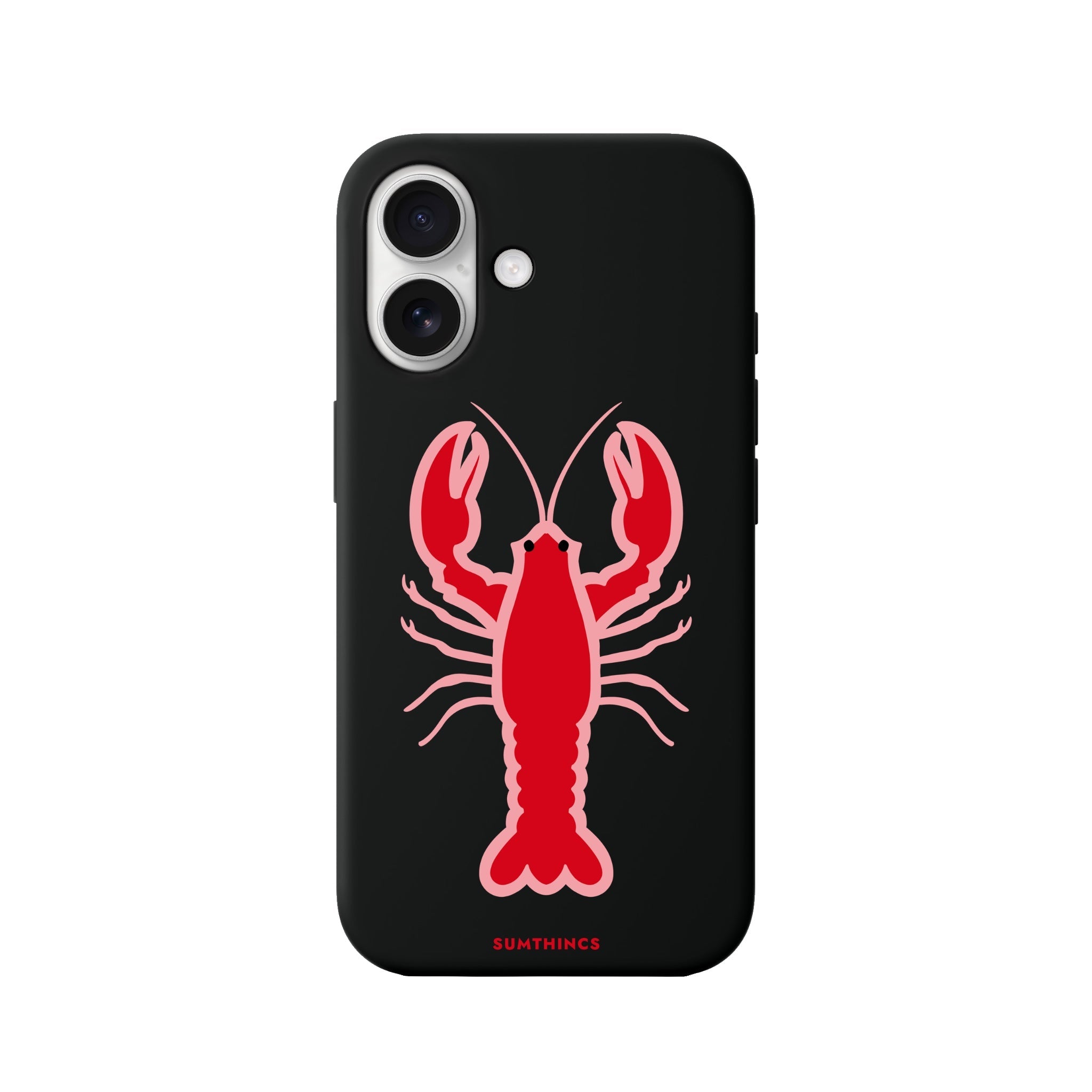 iPhone 16 Lobster Premium Telefon Kılıfı Siyah - SUMTHINCS
