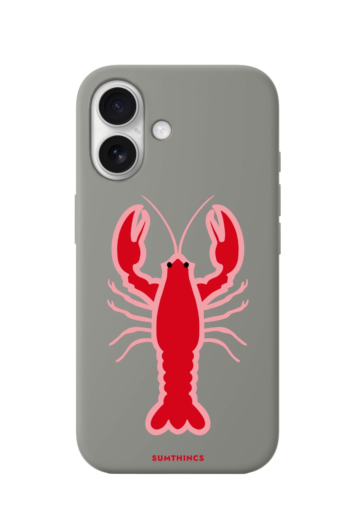 iPhone 16 Lobster Premium Telefon Kılıfı Gri - SUMTHINCS