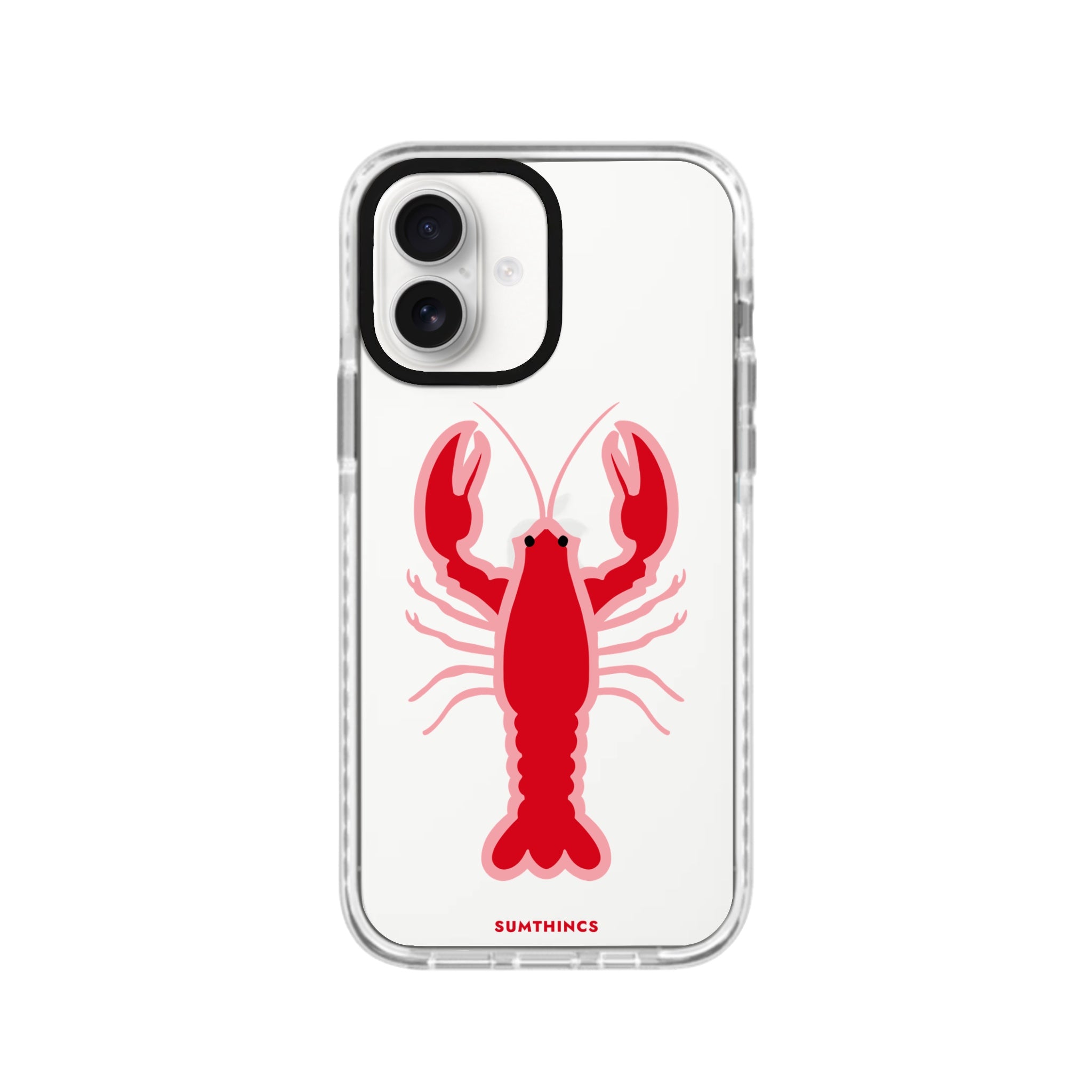 iPhone 16 Lobster Procase Şeffaf Telefon Kılıfı Beyaz Şeffaf - SUMTHINCS