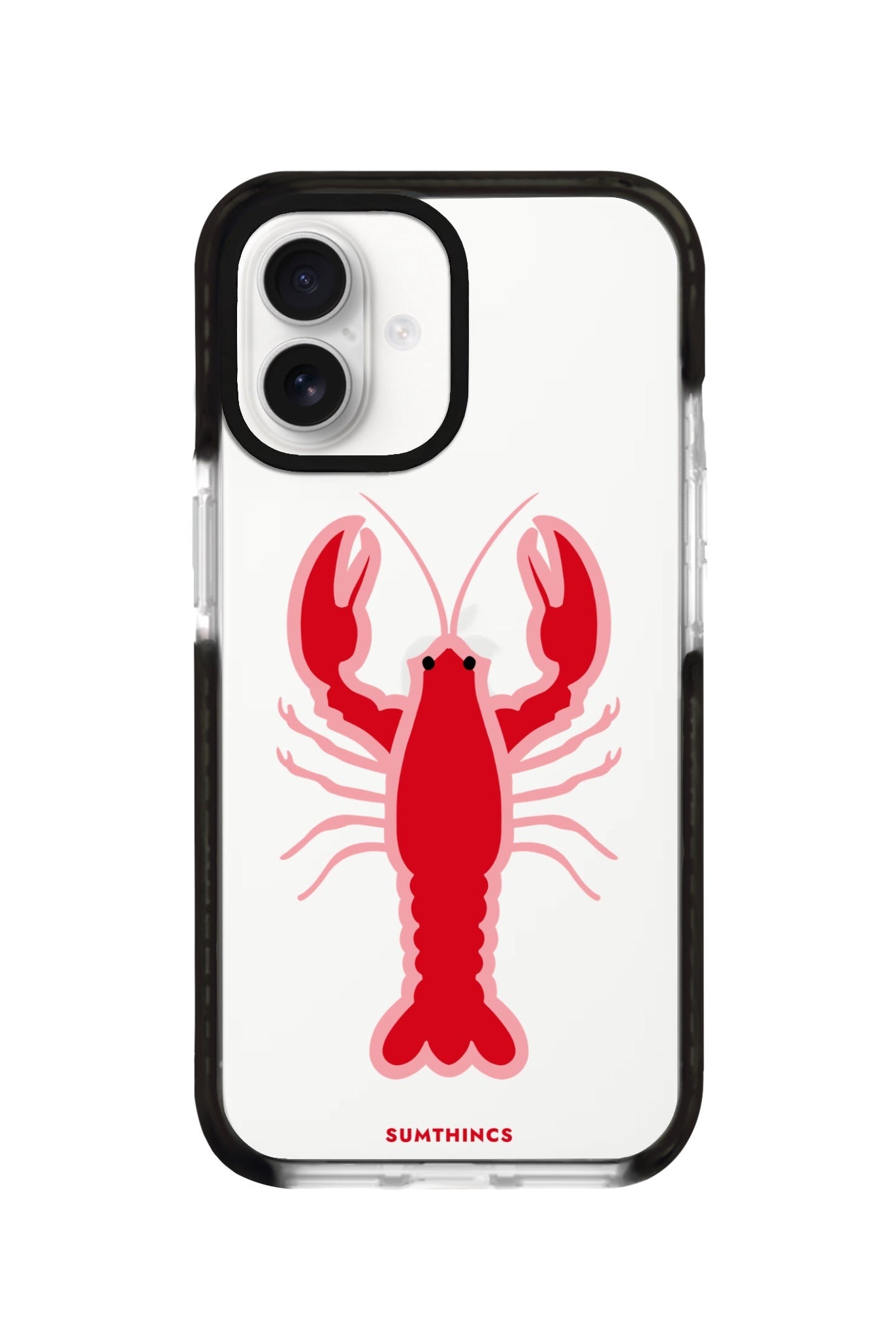 iPhone 16 Lobster Procase Şeffaf Telefon Kılıfı Siyah Şeffaf - SUMTHINCS