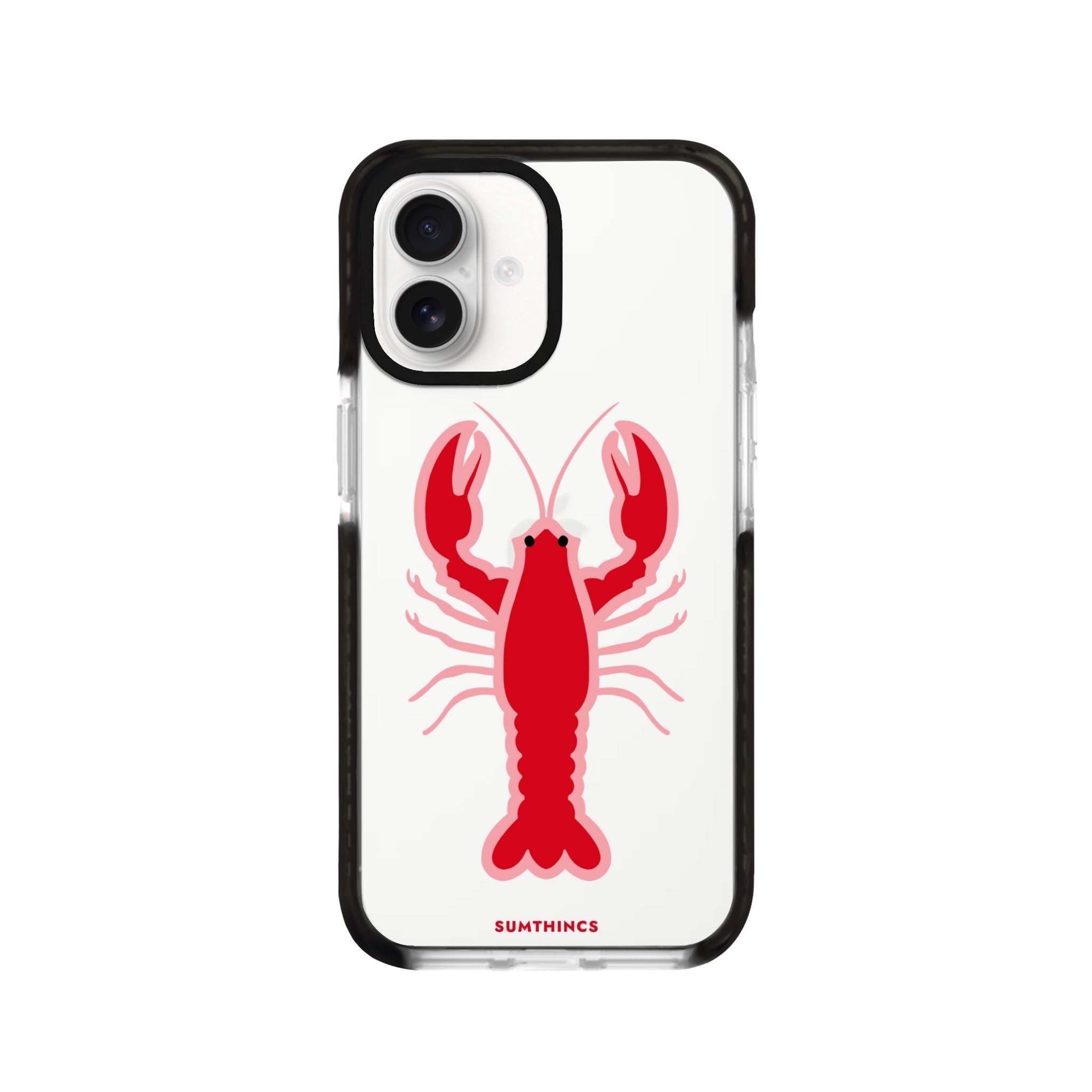iPhone 16 Lobster Procase Şeffaf Telefon Kılıfı Siyah Şeffaf - SUMTHINCS