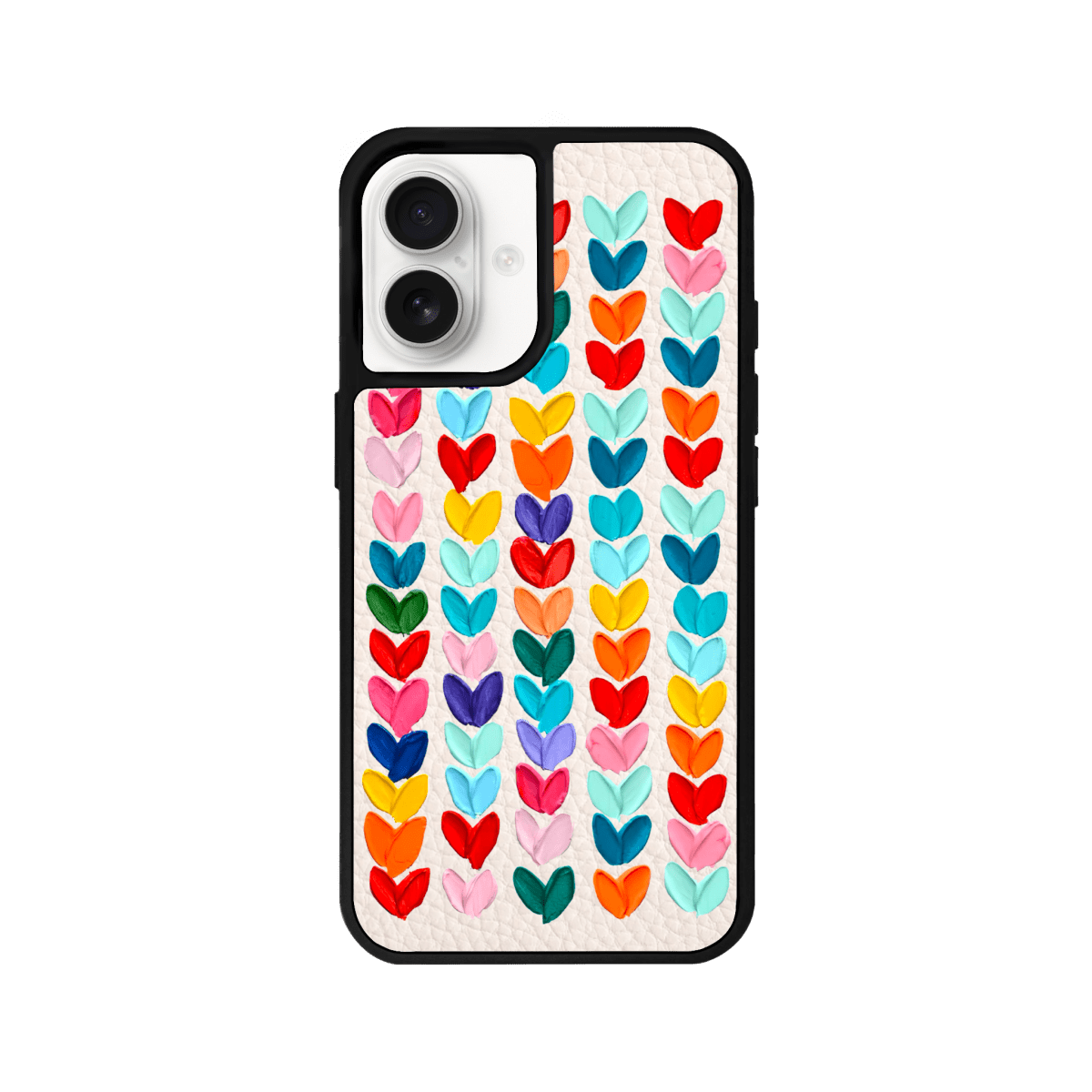 iPhone 16 Lovestorm Leather Vegan Deri Telefon Kılıfı Bej - SUMTHINCS