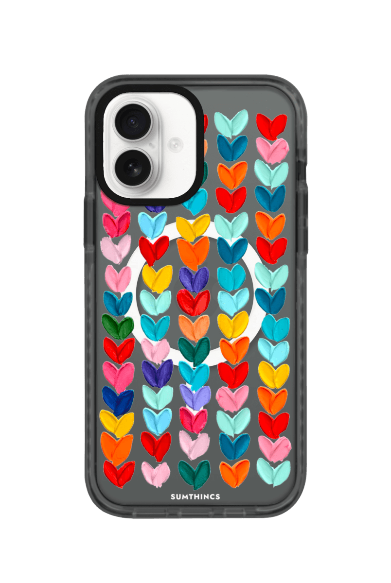 iPhone 16 Lovestorm Magsafe Procase Şeffaf Telefon Kılıfı Antrasit - SUMTHINCS
