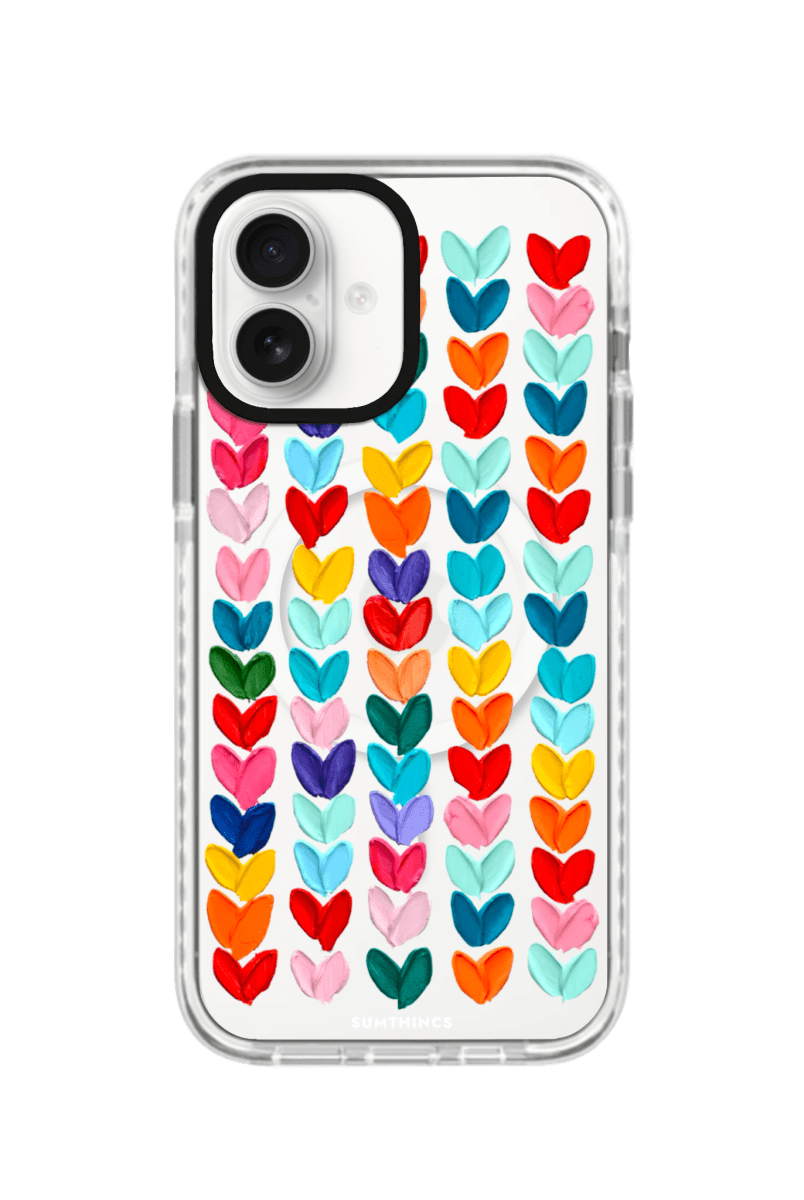 iPhone 16 Lovestorm Magsafe Procase Şeffaf Telefon Kılıfı Beyaz Şeffaf - SUMTHINCS