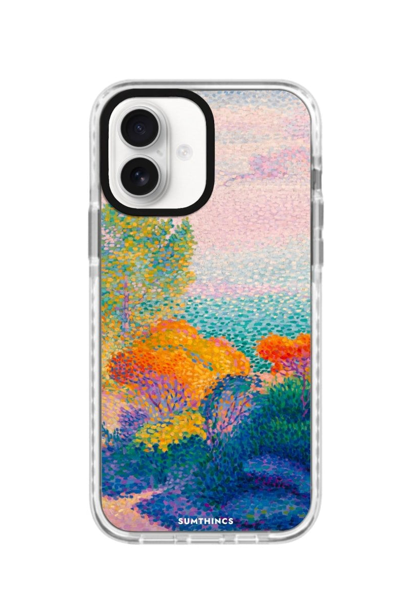 iPhone 16 Mediterranean Procase Şeffaf Telefon Kılıfı Beyaz Şeffaf - SUMTHINCS