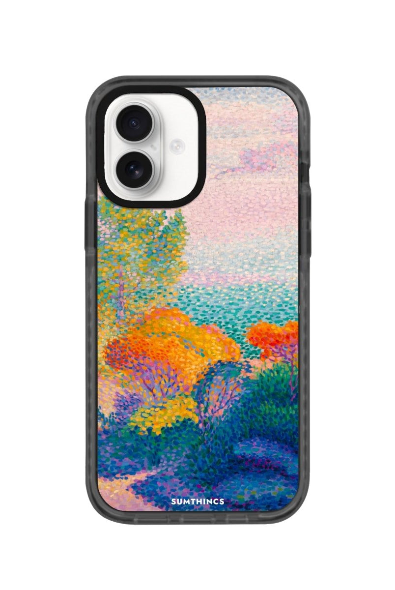 iPhone 16 Mediterranean Procase Şeffaf Telefon Kılıfı Antrasit - SUMTHINCS