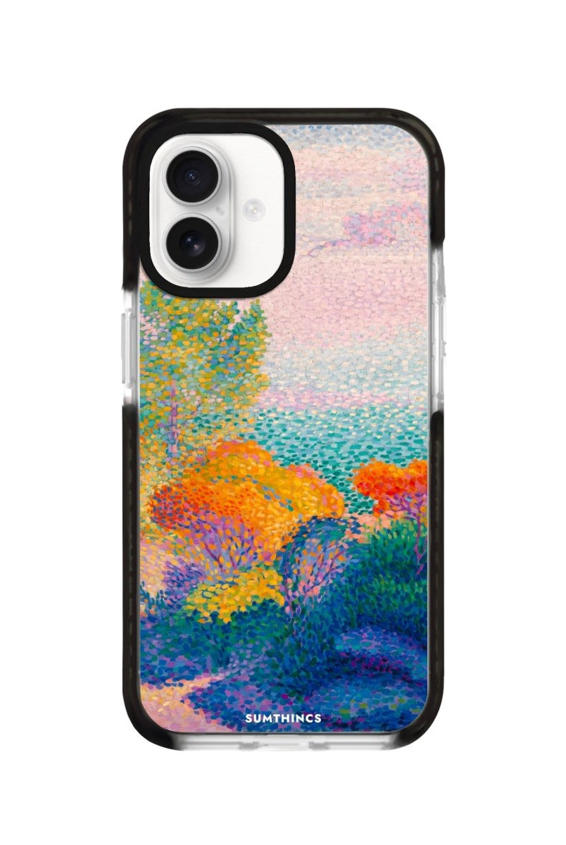 iPhone 16 Mediterranean Procase Şeffaf Telefon Kılıfı Siyah Şeffaf - SUMTHINCS