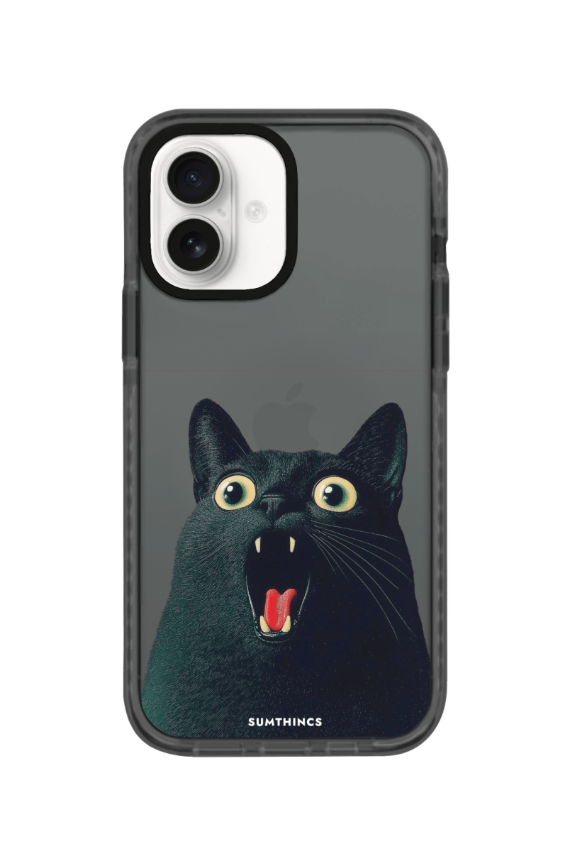 iPhone 16 Meoww Procase Telefon Kılıfı Antrasit - SUMTHINCS