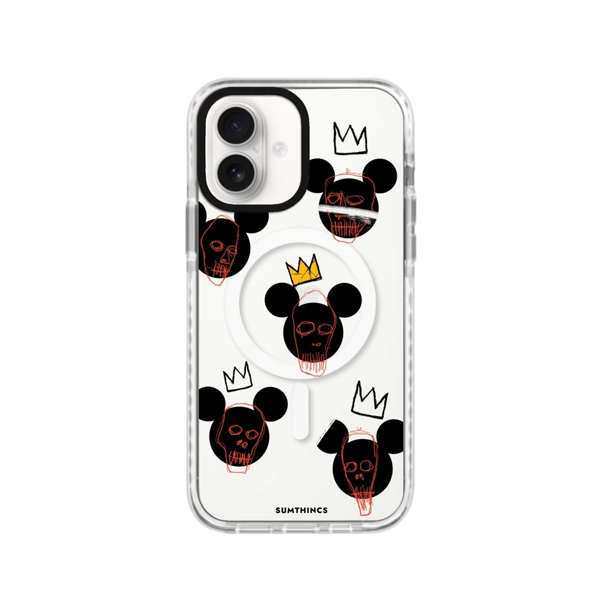 iPhone 16 Mickeys Midnight Magsafe Procase Şeffaf Telefon Kılıfı Beyaz Şeffaf - SUMTHINCS