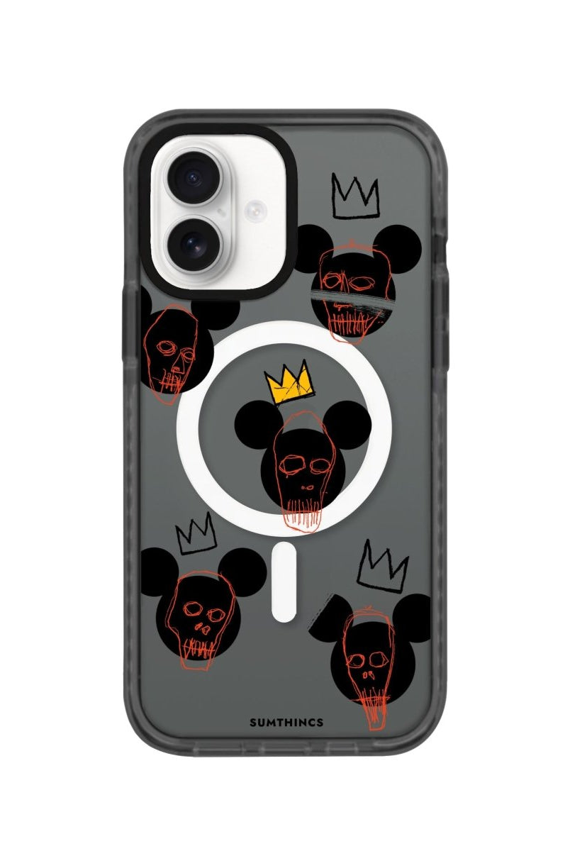 iPhone 16 Mickeys Midnight Magsafe Procase Şeffaf Telefon Kılıfı Antrasit - SUMTHINCS