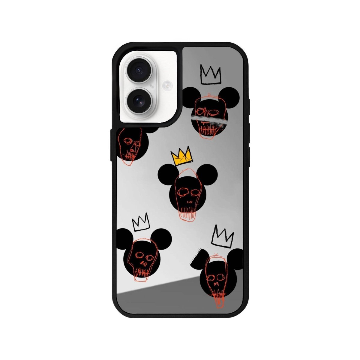 iPhone 16 Mickeys Midnight Mirror Aynalı Telefon Kılıfı Gümüş - SUMTHINCS