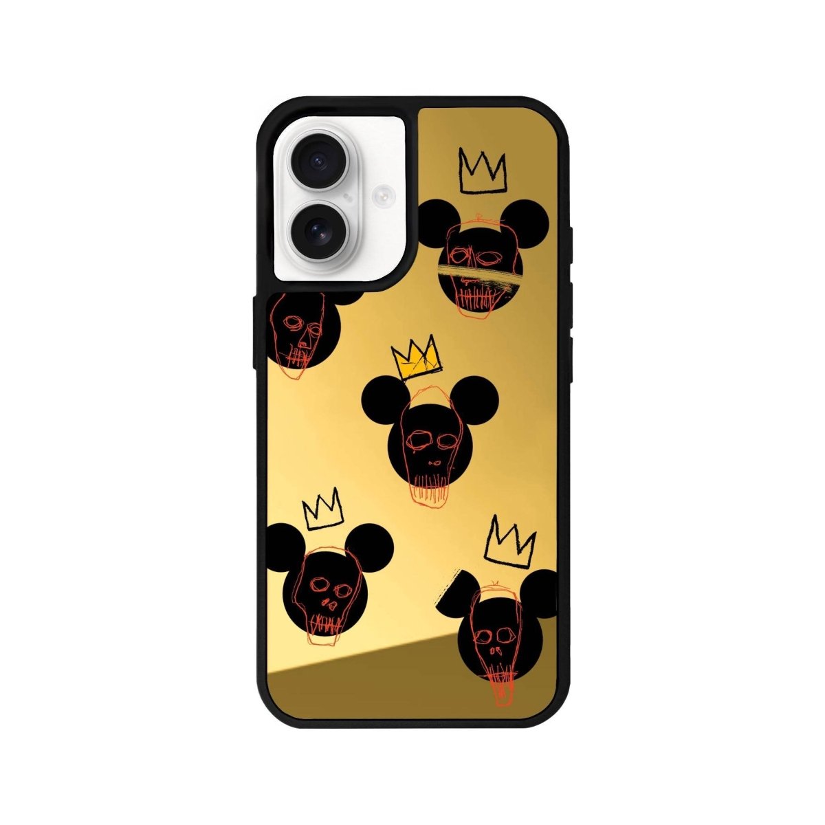 iPhone 16 Mickeys Midnight Mirror Aynalı Telefon Kılıfı Altın - SUMTHINCS