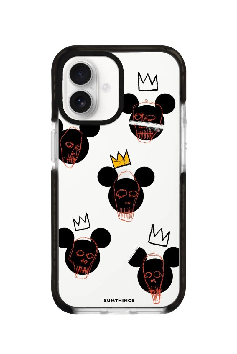 iPhone 16 Mickeys Midnight Procase Şeffaf Telefon Kılıfı Siyah Şeffaf - SUMTHINCS