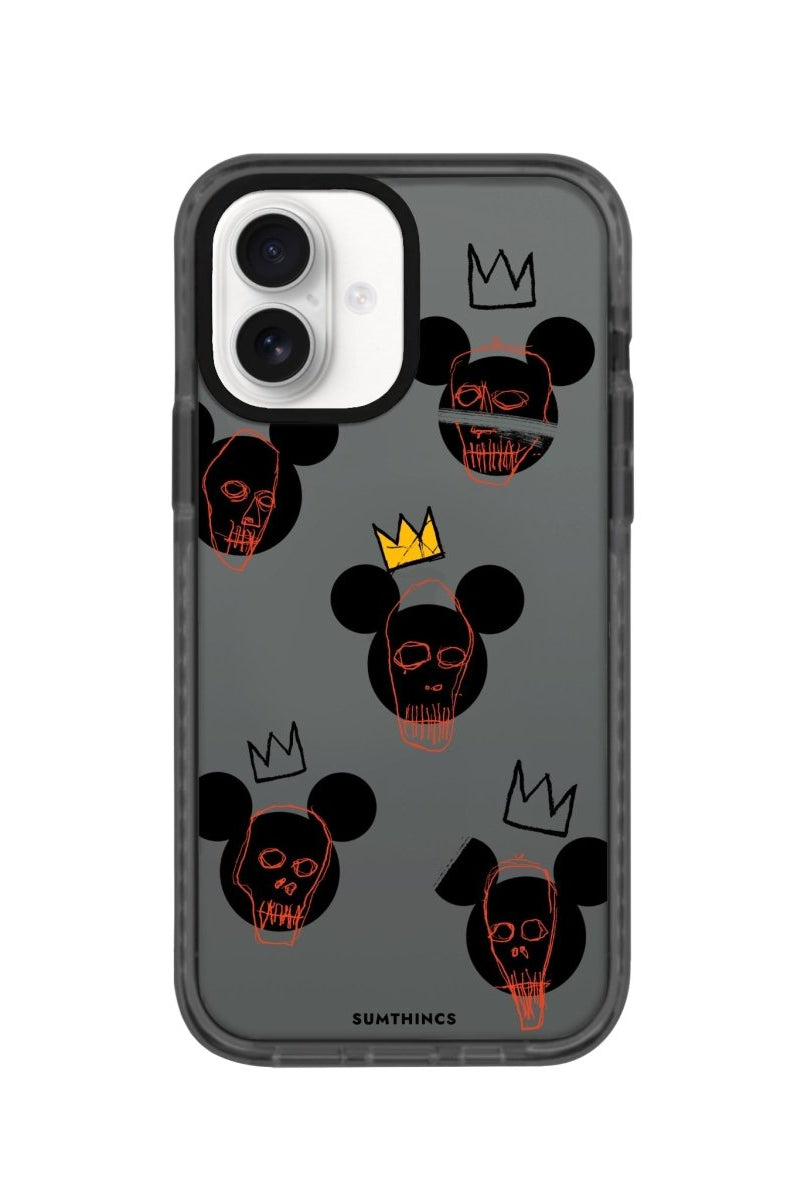 iPhone 16 Mickeys Midnight Procase Şeffaf Telefon Kılıfı Antrasit - SUMTHINCS