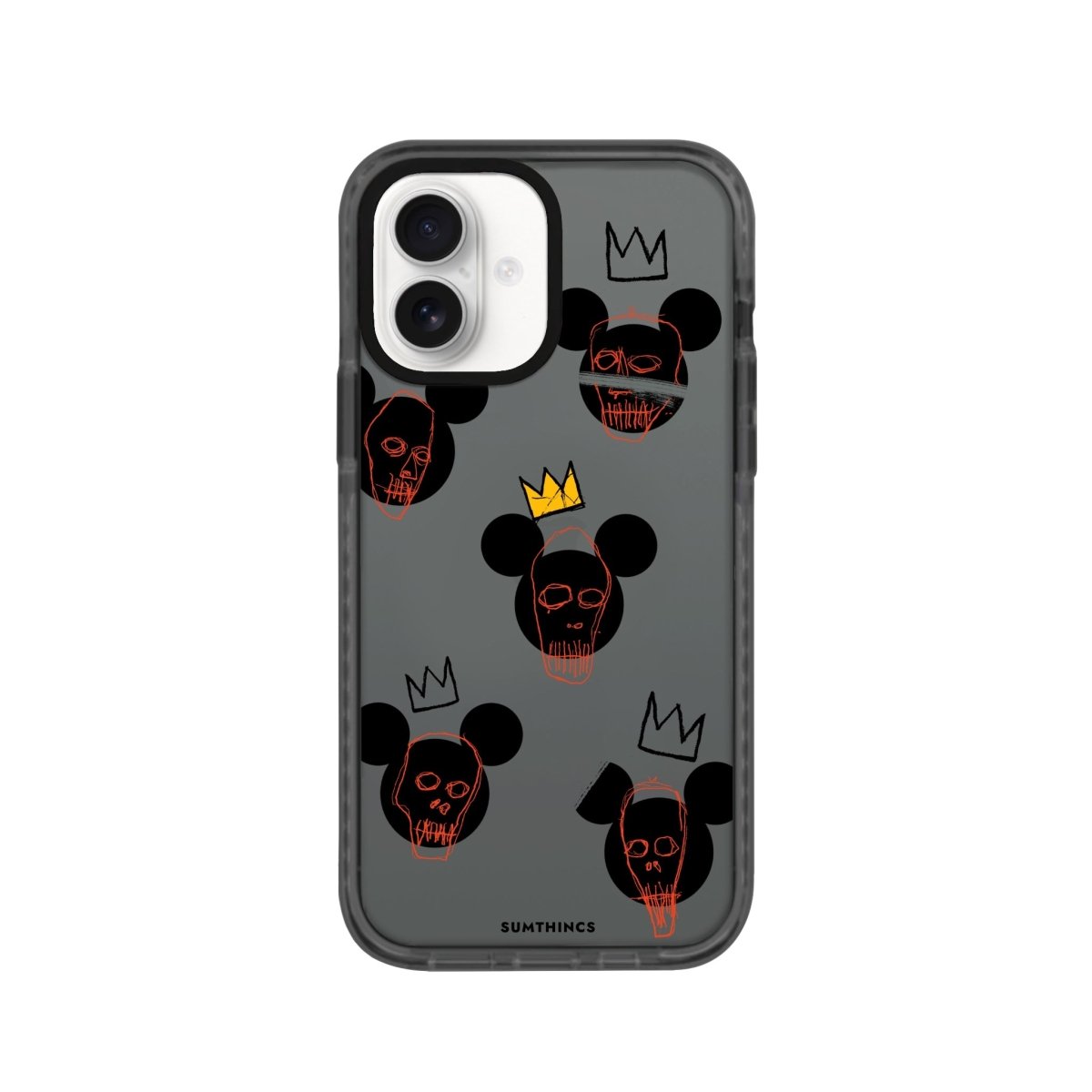 iPhone 16 Mickeys Midnight Procase Şeffaf Telefon Kılıfı Antrasit - SUMTHINCS