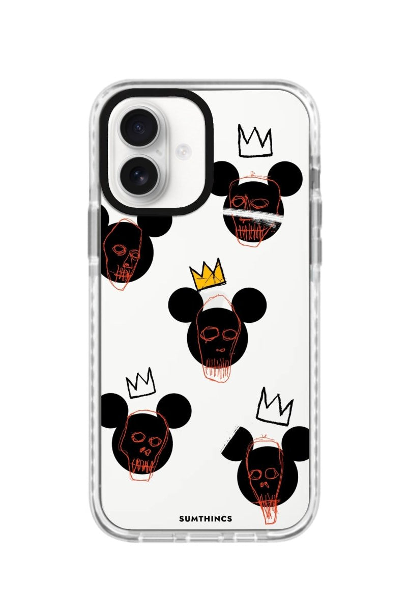 iPhone 16 Mickeys Midnight Procase Şeffaf Telefon Kılıfı Beyaz Şeffaf - SUMTHINCS