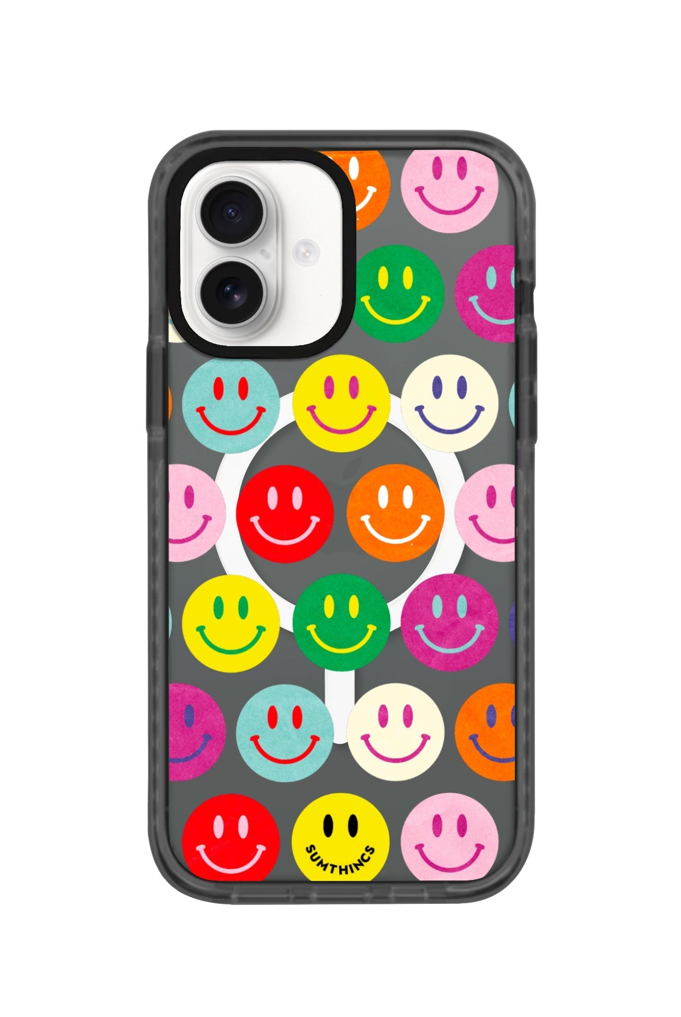 iPhone 16 Miles of Smiles Magsafe Procase Şeffaf Telefon Kılıfı Antrasit - SUMTHINCS