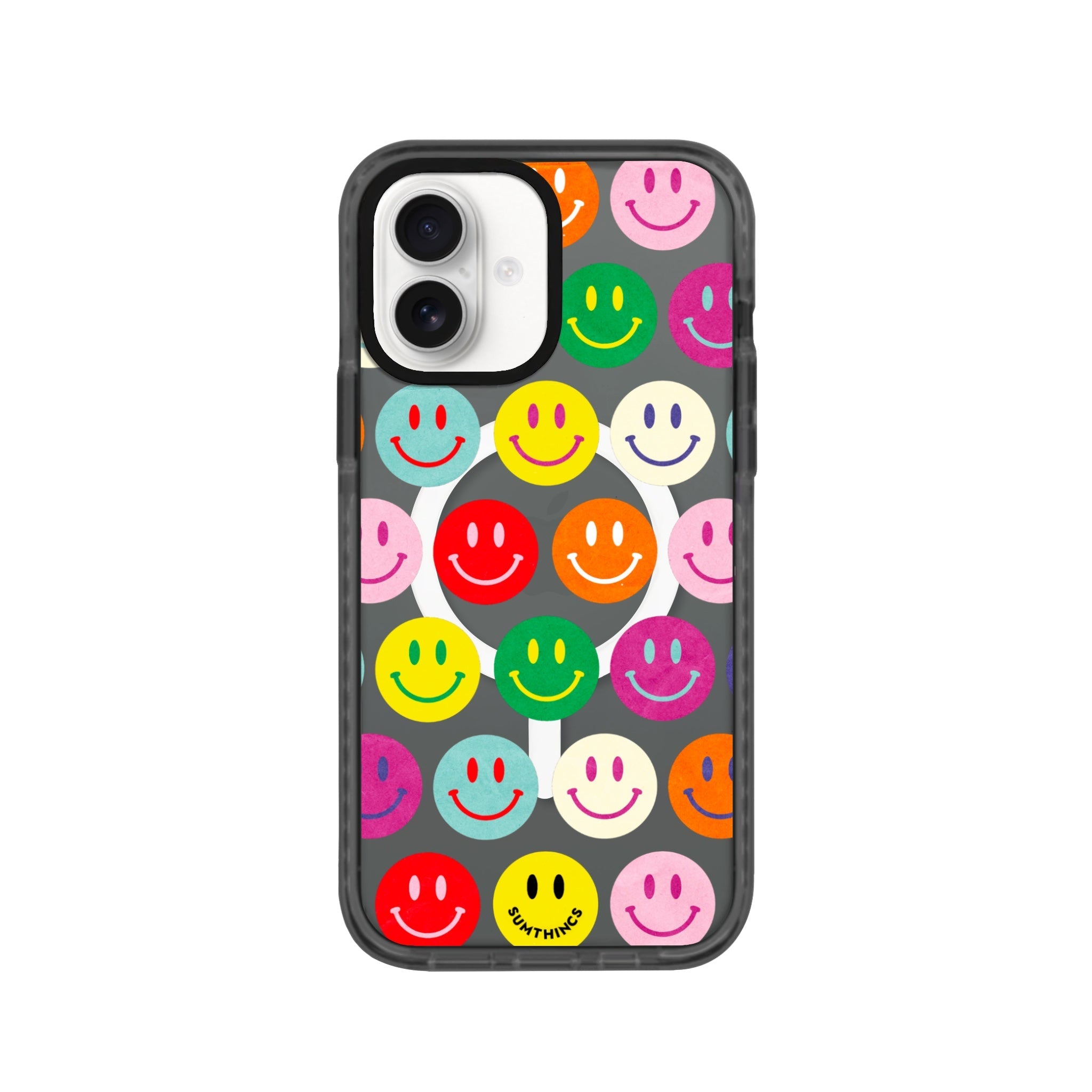 iPhone 16 Miles of Smiles Magsafe Procase Şeffaf Telefon Kılıfı Antrasit - SUMTHINCS