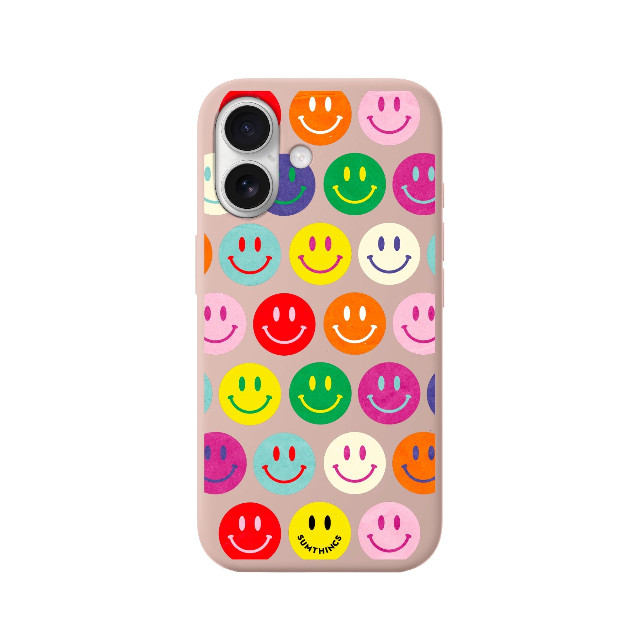 iPhone 16 Miles of Smiles Premium Telefon Kılıfı Bej - SUMTHINCS