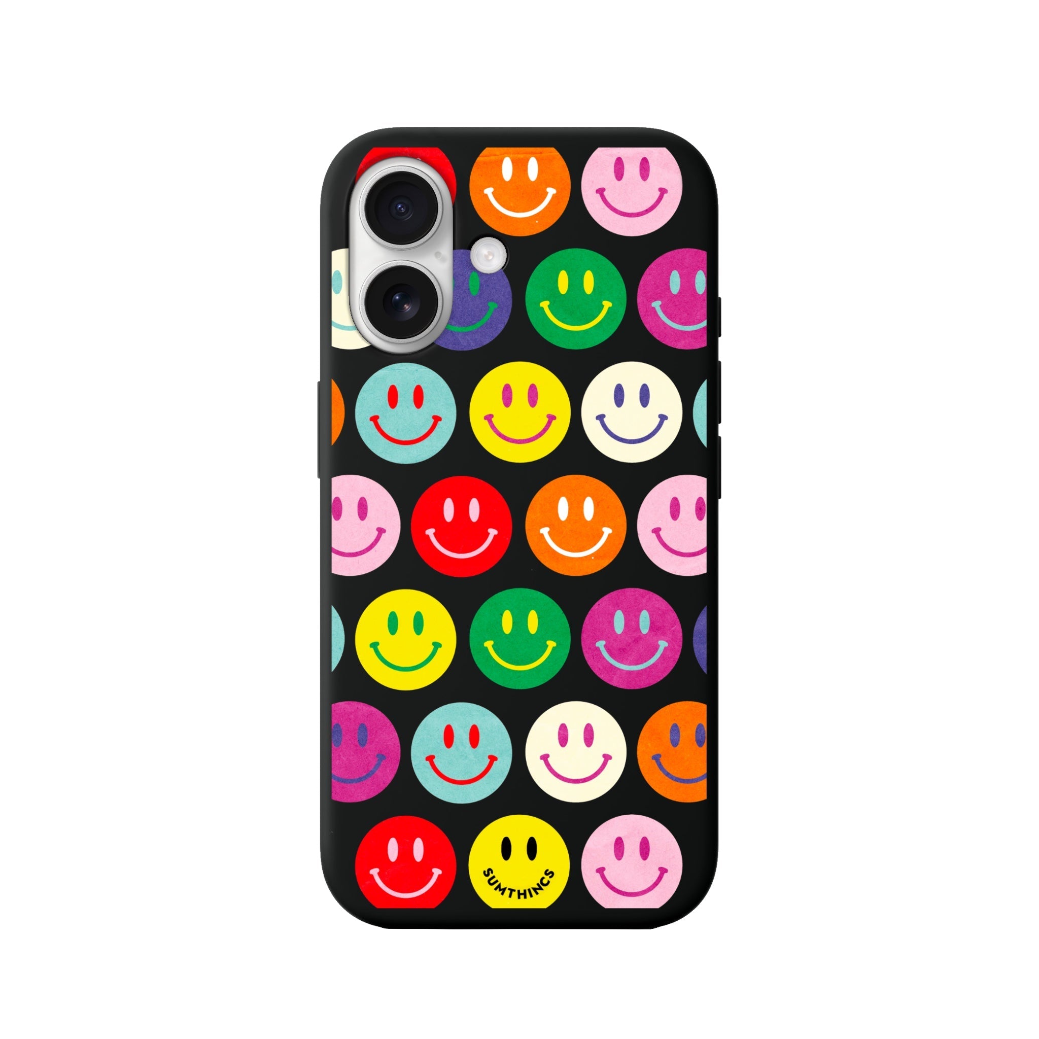 iPhone 16 Miles of Smiles Premium Telefon Kılıfı Siyah - SUMTHINCS