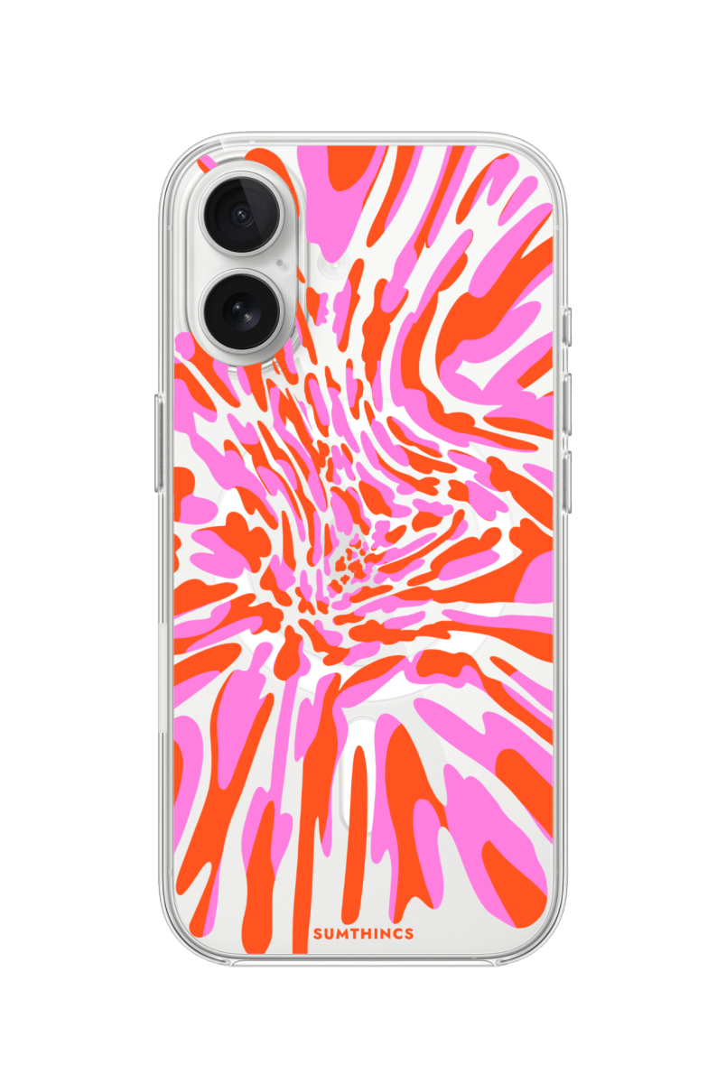 iPhone 16 Neon Dreams Clear Magsafe Şeffaf Telefon Kılıfı - SUMTHINCS