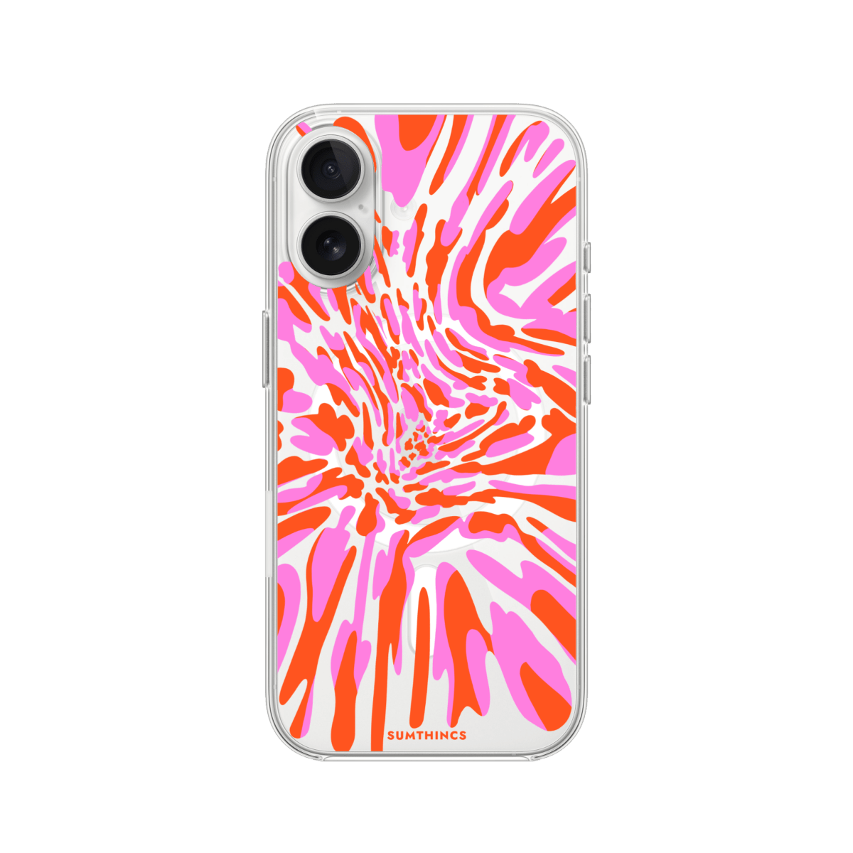 iPhone 16 Neon Dreams Clear Magsafe Şeffaf Telefon Kılıfı - SUMTHINCS