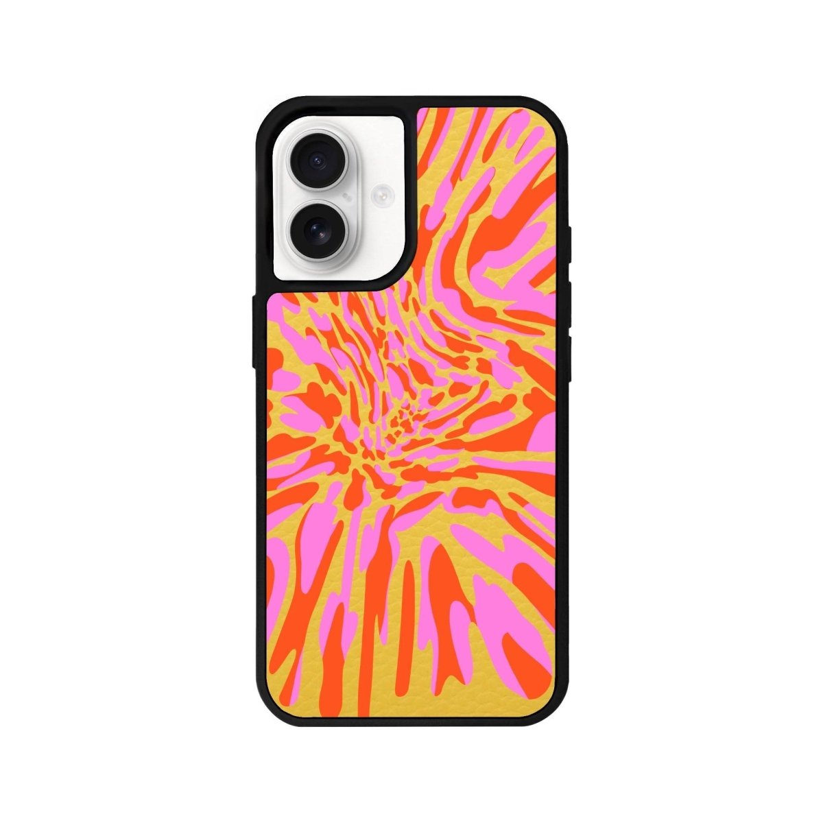 iPhone 16 Neon Dreams Leather Vegan Deri Telefon Kılıfı - SUMTHINCS