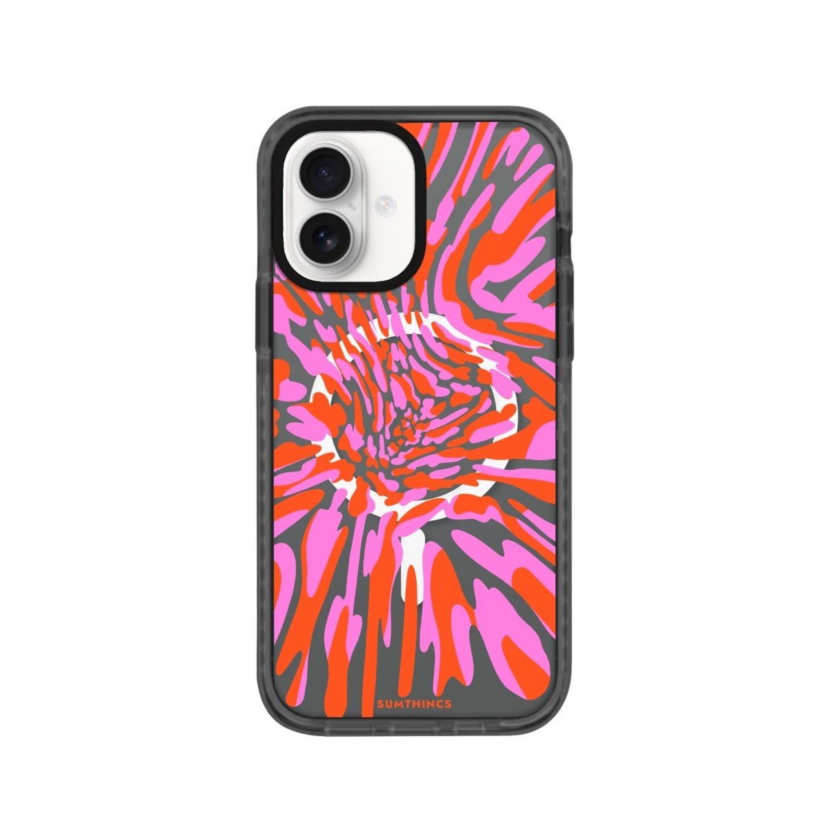 iPhone 16 Neon Dreams Magsafe Procase Şeffaf Telefon Kılıfı Antrasit - SUMTHINCS