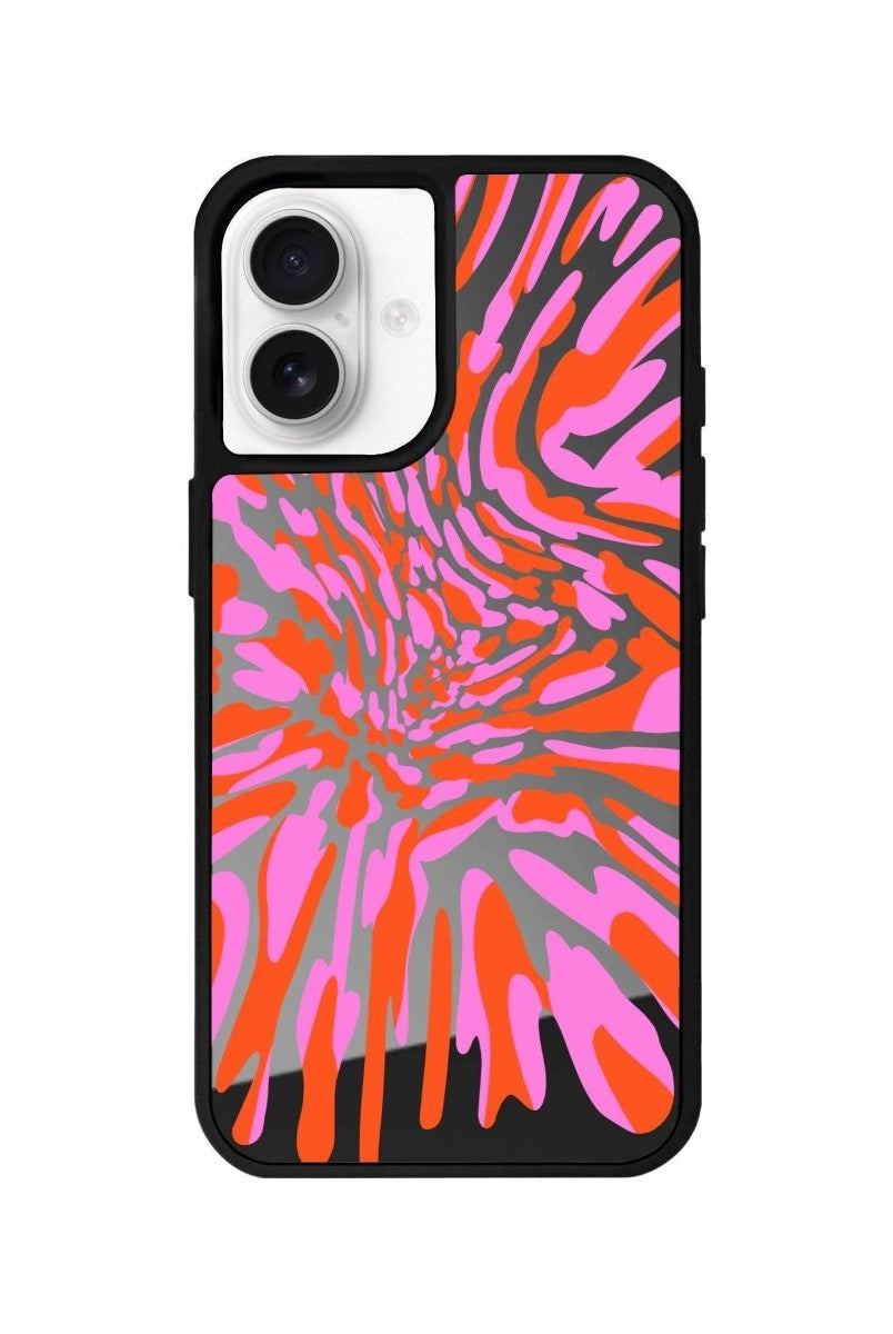 iPhone 16 Neon Dreams Mirror Aynalı Telefon Kılıfı Antrasit - SUMTHINCS