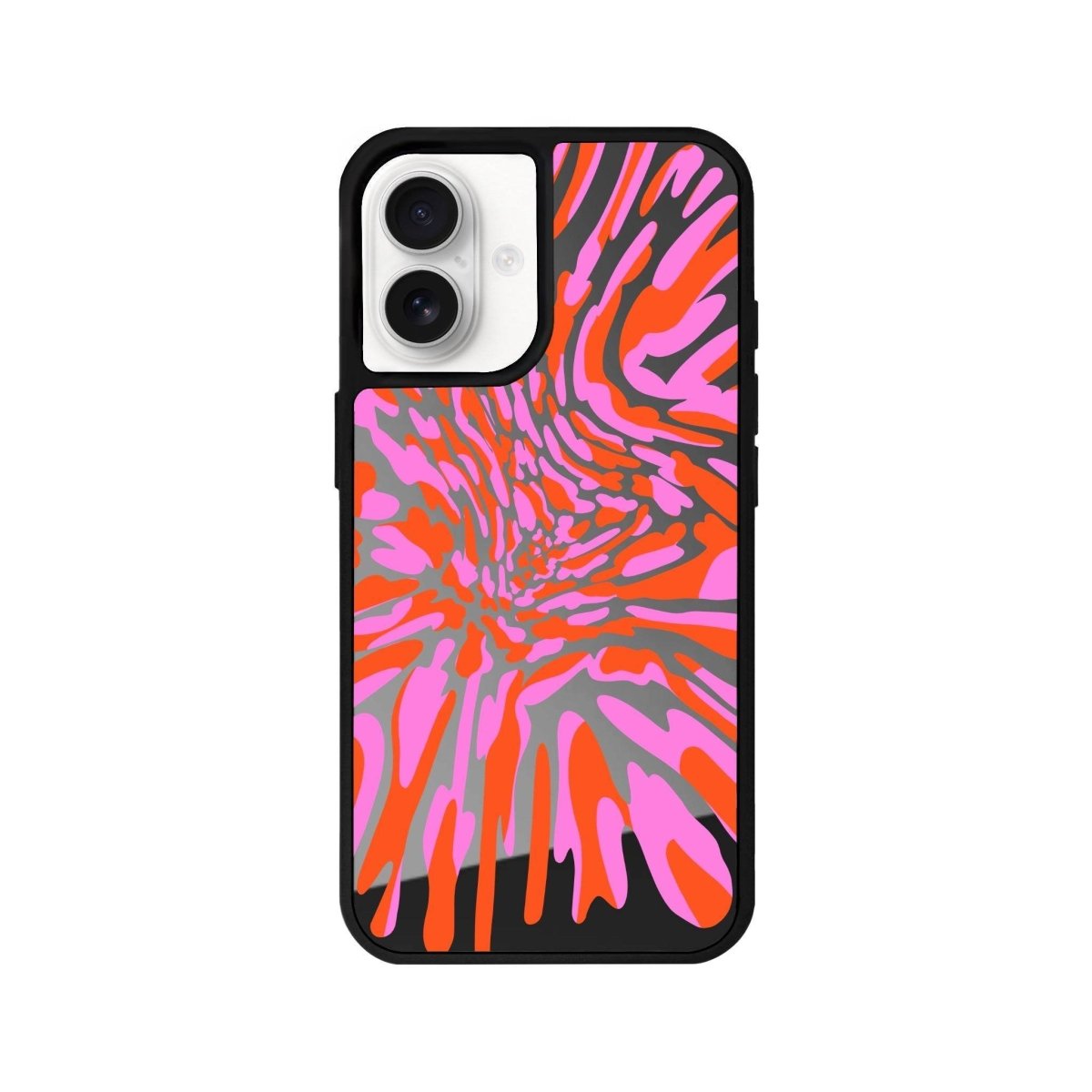 iPhone 16 Neon Dreams Mirror Aynalı Telefon Kılıfı Antrasit - SUMTHINCS