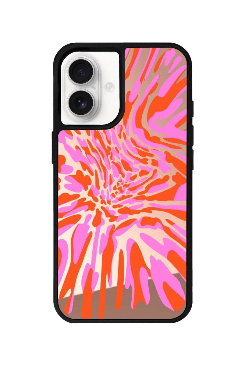iPhone 16 Neon Dreams Mirror Aynalı Telefon Kılıfı Metalik Pembe - SUMTHINCS