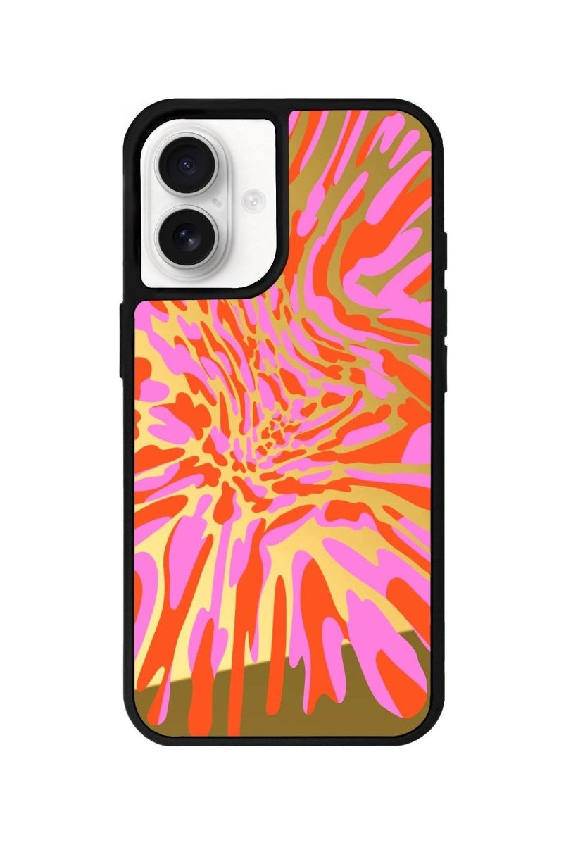 iPhone 16 Neon Dreams Mirror Aynalı Telefon Kılıfı Altın - SUMTHINCS