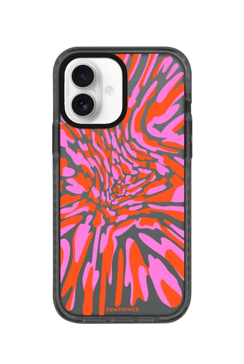 iPhone 16 Neon Dreams Procase Şeffaf Telefon Kılıfı Antrasit - SUMTHINCS