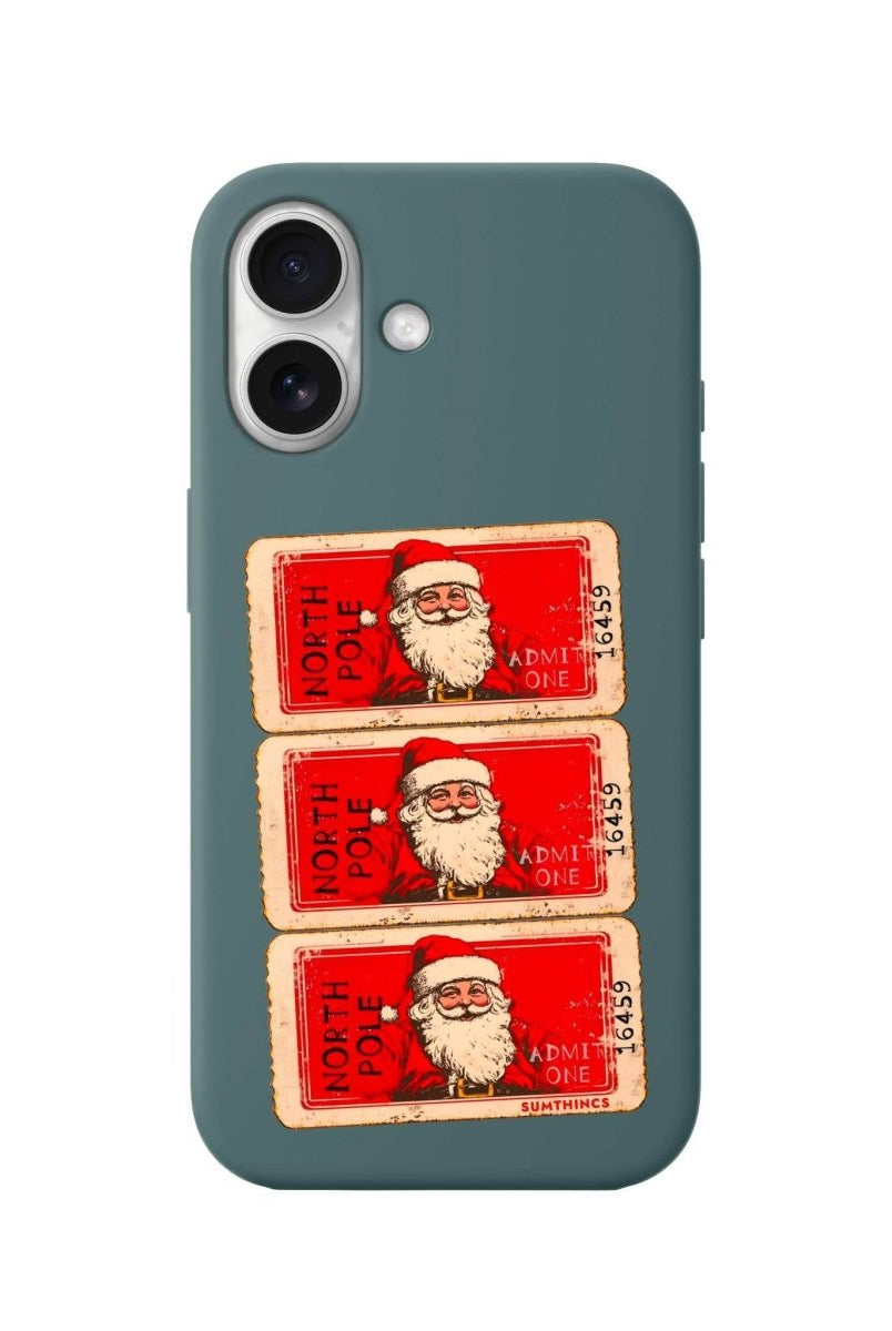 iPhone 16 Northpole Ticket Premium Telefon Kılıfı Kaktüs Yeşili - SUMTHINCS