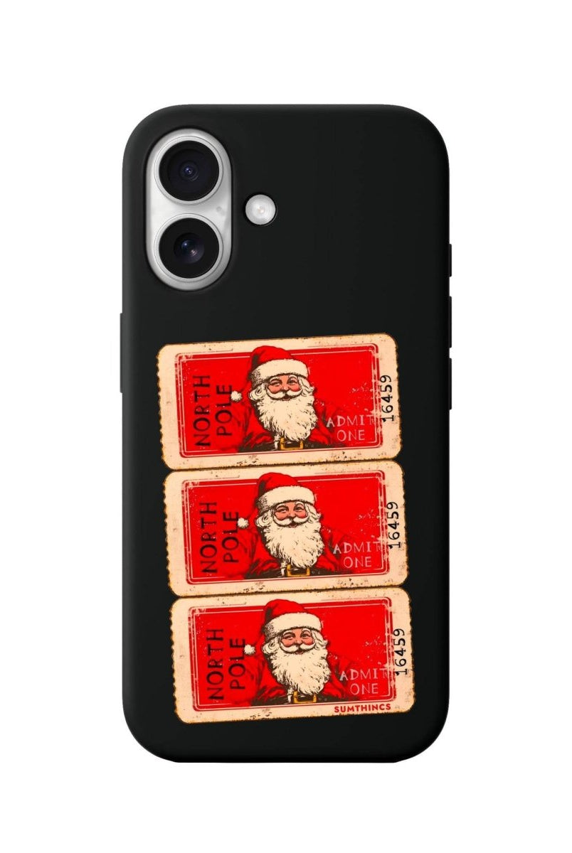iPhone 16 Northpole Ticket Premium Telefon Kılıfı Siyah - SUMTHINCS