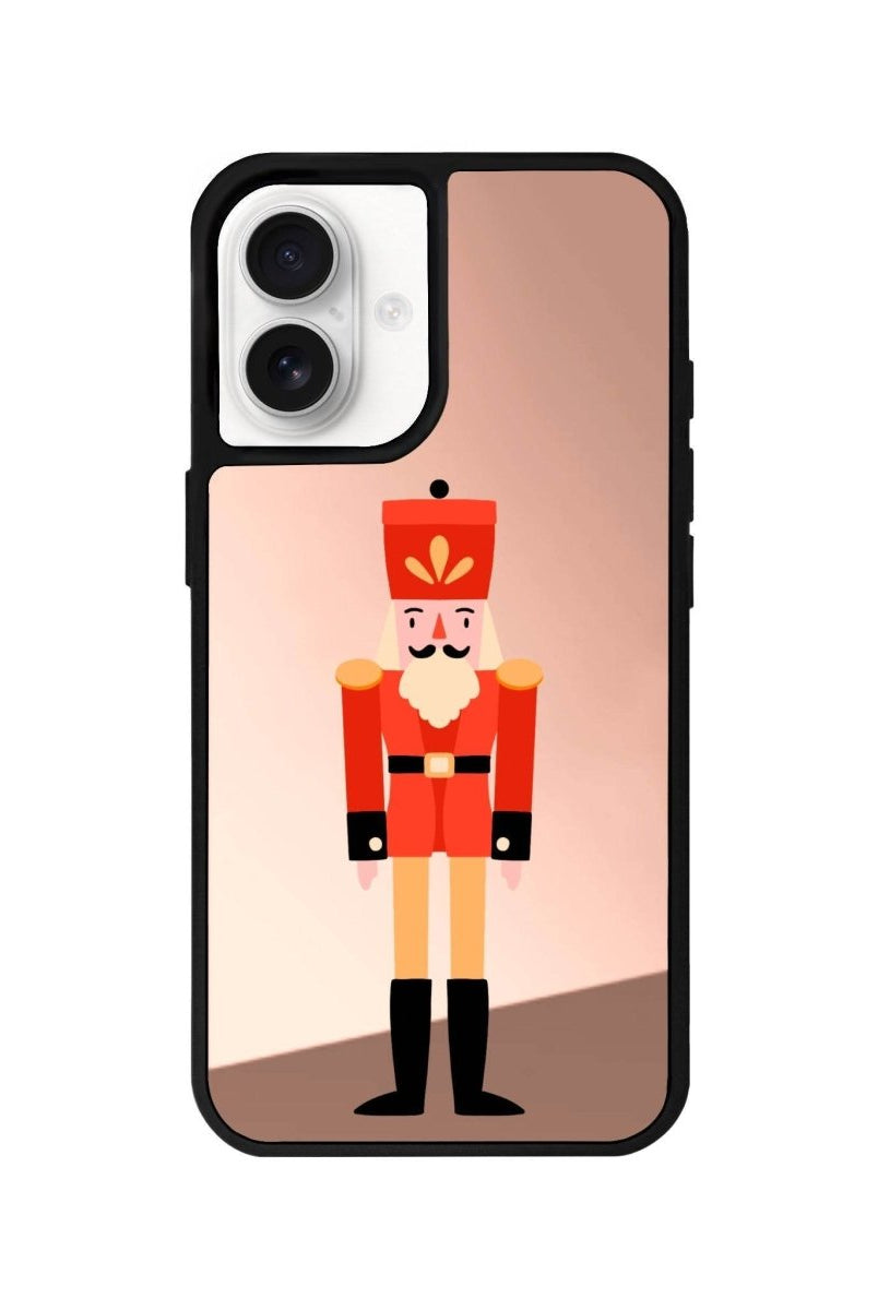 iPhone 16 Nutcracker Mirror Aynalı Telefon Kılıfı Metalik Pembe - SUMTHINCS