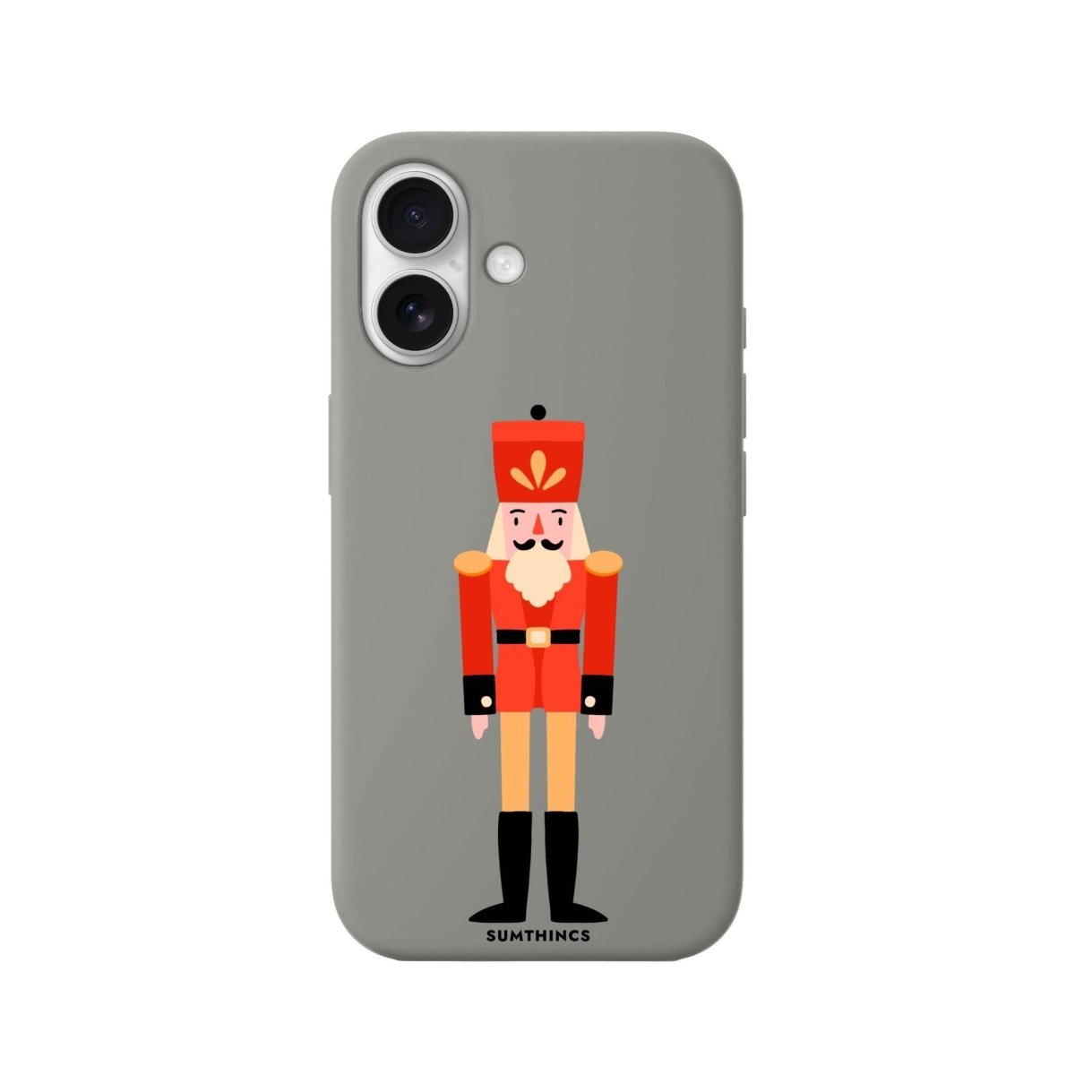 iPhone 16 Nutcracker Premium Telefon Kılıfı Gri - SUMTHINCS