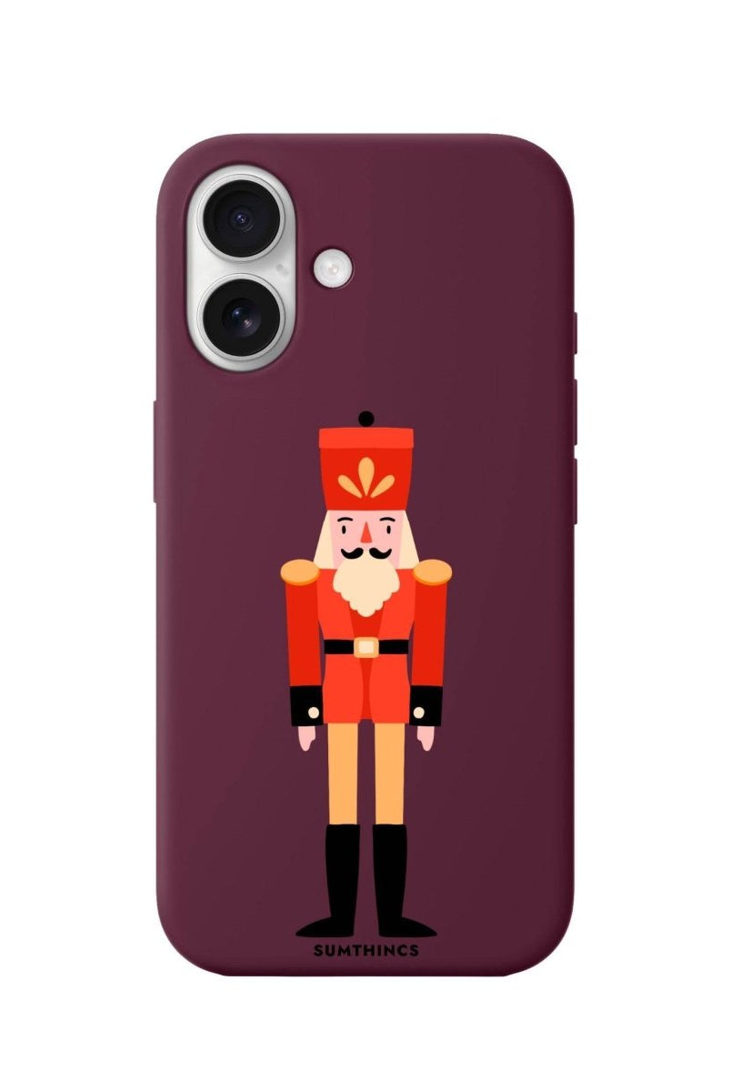 iPhone 16 Nutcracker Premium Telefon Kılıfı Bordo - SUMTHINCS