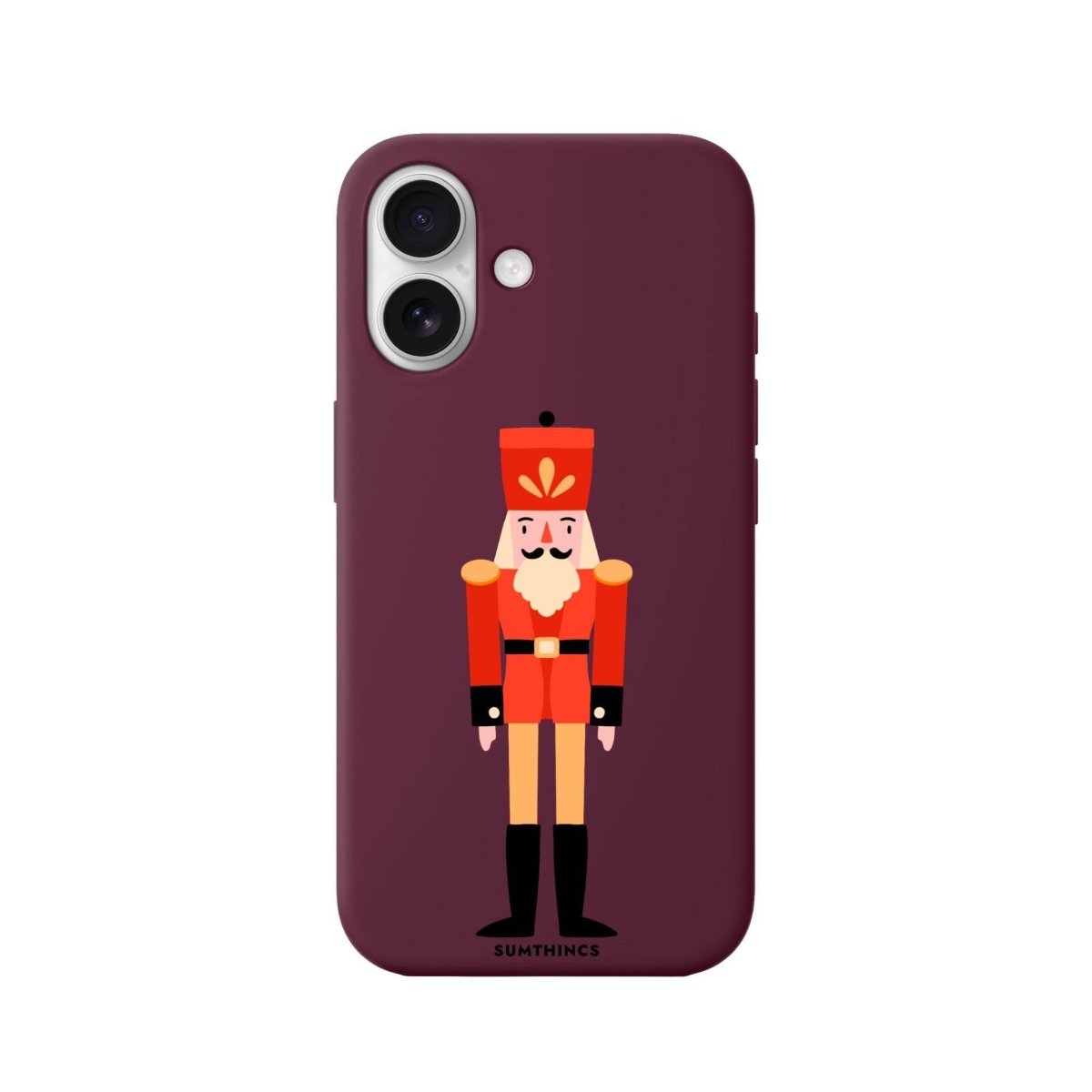 iPhone 16 Nutcracker Premium Telefon Kılıfı Bordo - SUMTHINCS