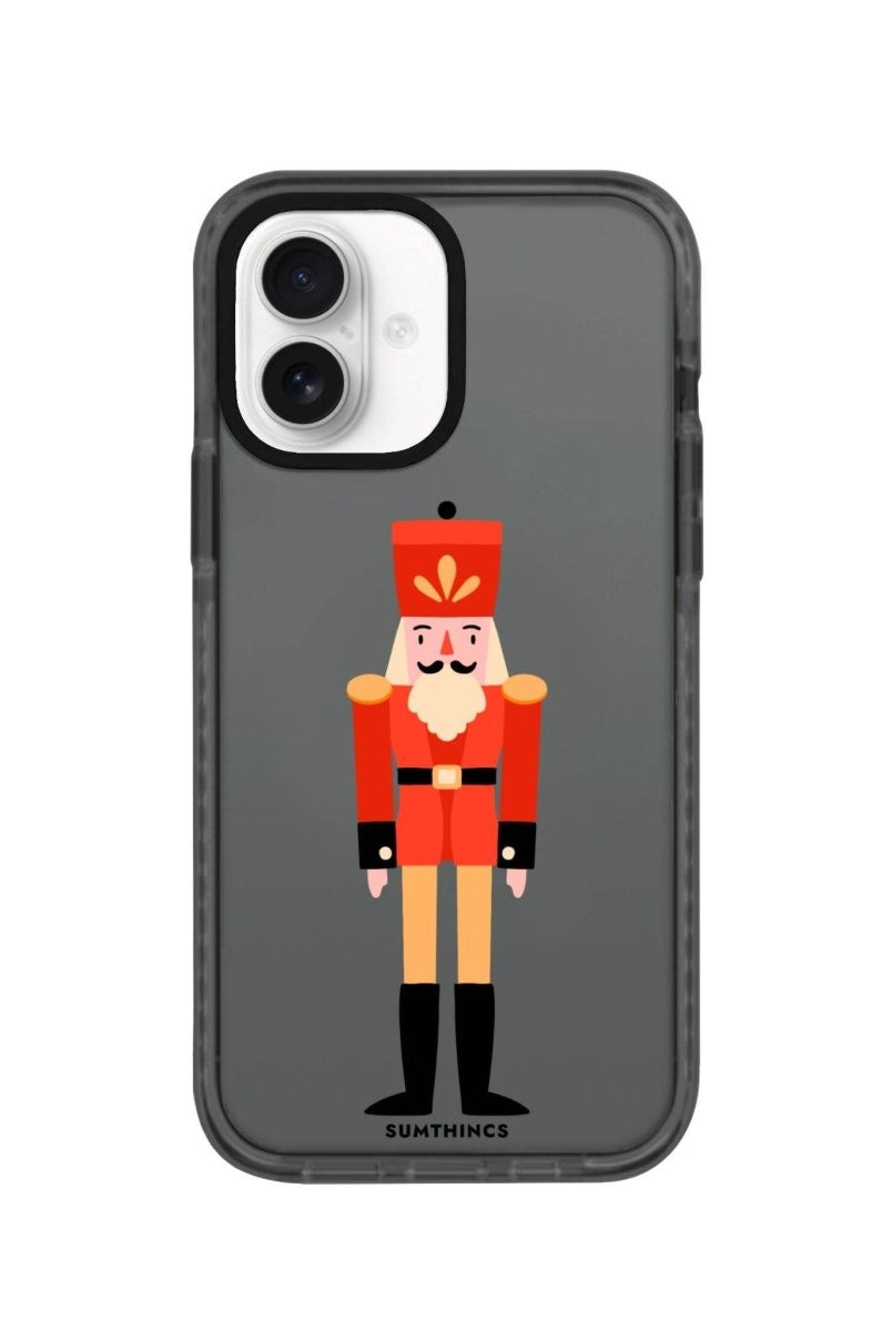iPhone 16 Nutcracker Procase Şeffaf Telefon Kılıfı Antrasit - SUMTHINCS