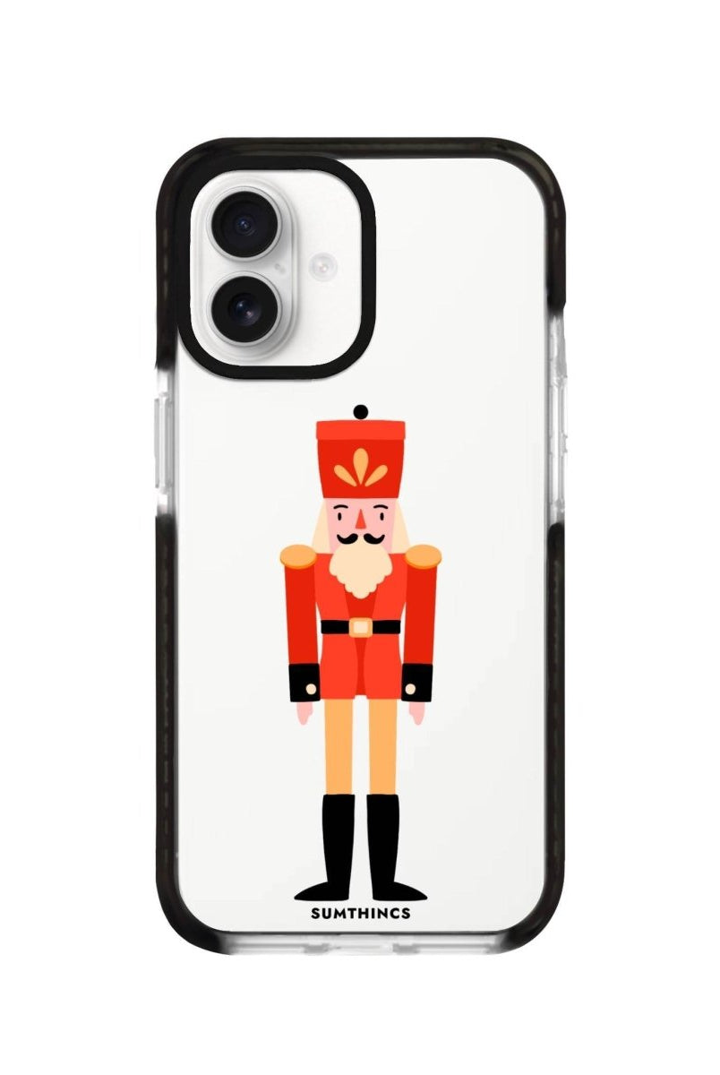 iPhone 16 Nutcracker Procase Şeffaf Telefon Kılıfı Siyah Şeffaf - SUMTHINCS