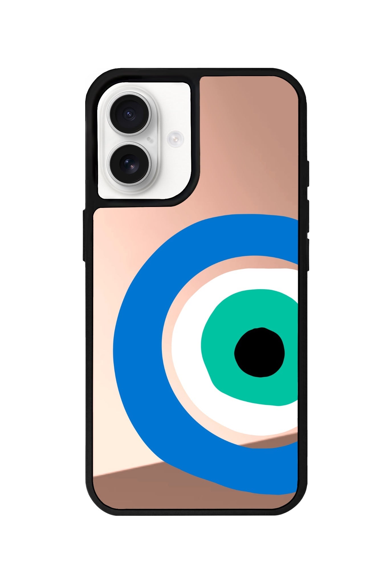 iPhone 16 Ocean Eye Mirror Aynalı Telefon Kılıfı Metalik Pembe - SUMTHINCS