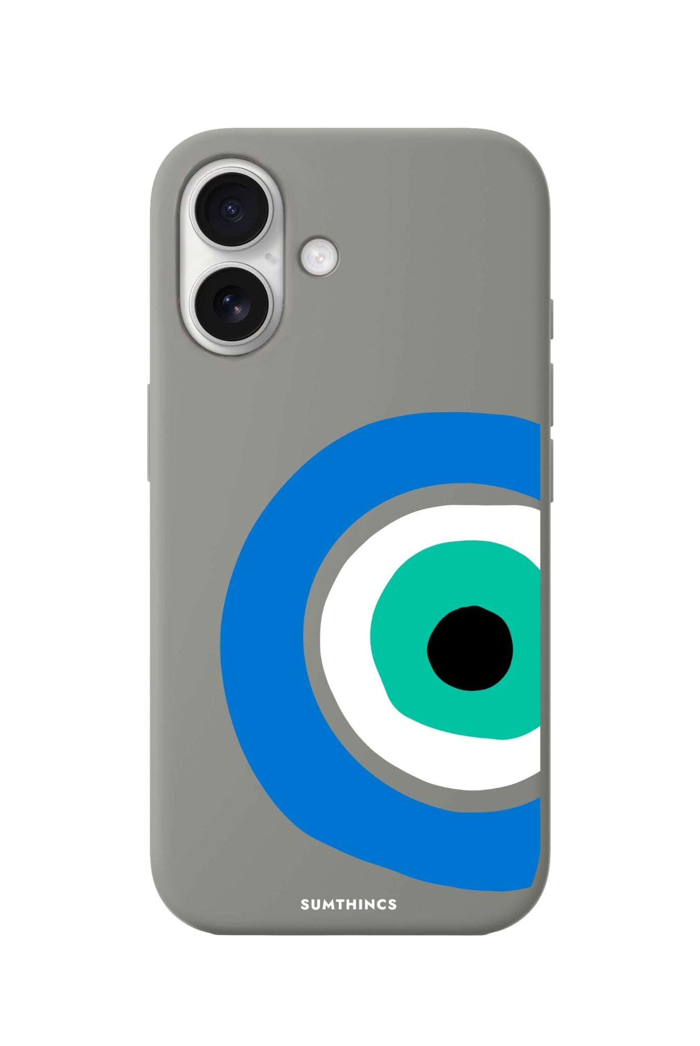 iPhone 16 Ocean Eye Premium Telefon Kılıfı Gri - SUMTHINCS