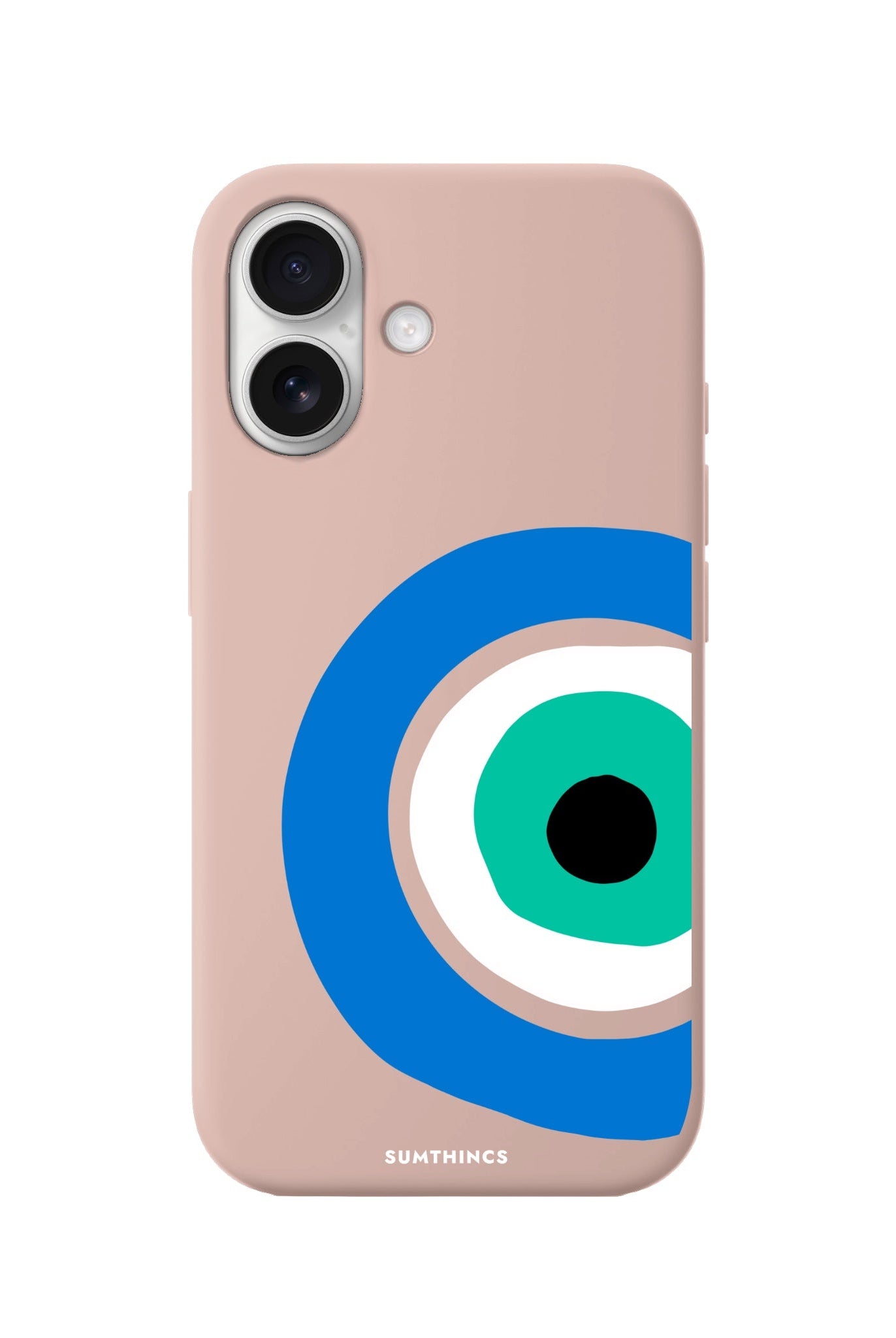 iPhone 16 Ocean Eye Premium Telefon Kılıfı Bej - SUMTHINCS