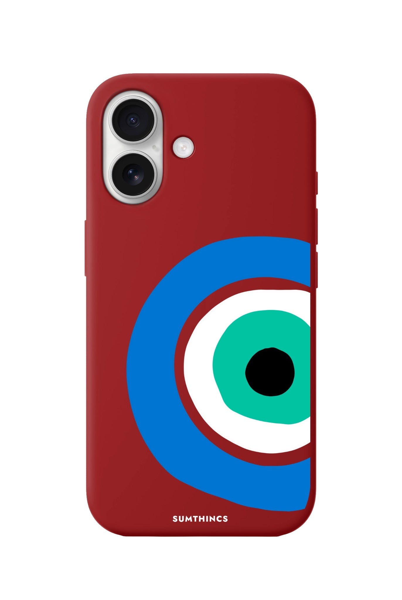 iPhone 16 Ocean Eye Premium Telefon Kılıfı Kırmızı - SUMTHINCS