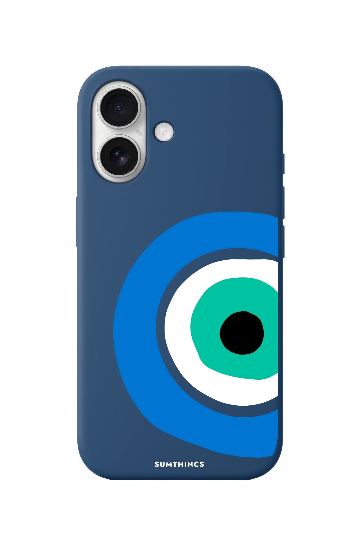 iPhone 16 Ocean Eye Premium Telefon Kılıfı Pasifik Mavi - SUMTHINCS