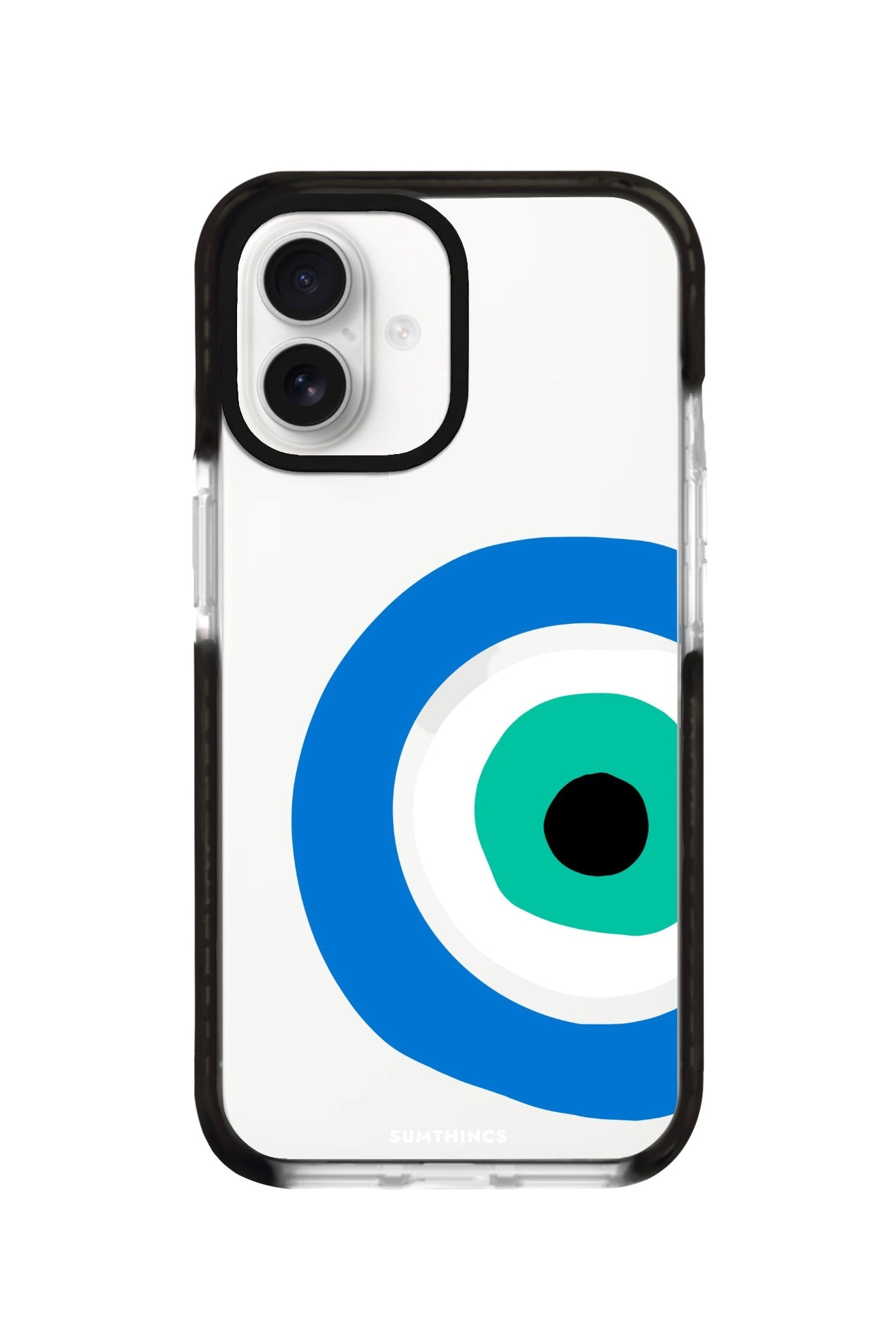 iPhone 16 Ocean Eye Procase Şeffaf Telefon Kılıfı Siyah Şeffaf - SUMTHINCS