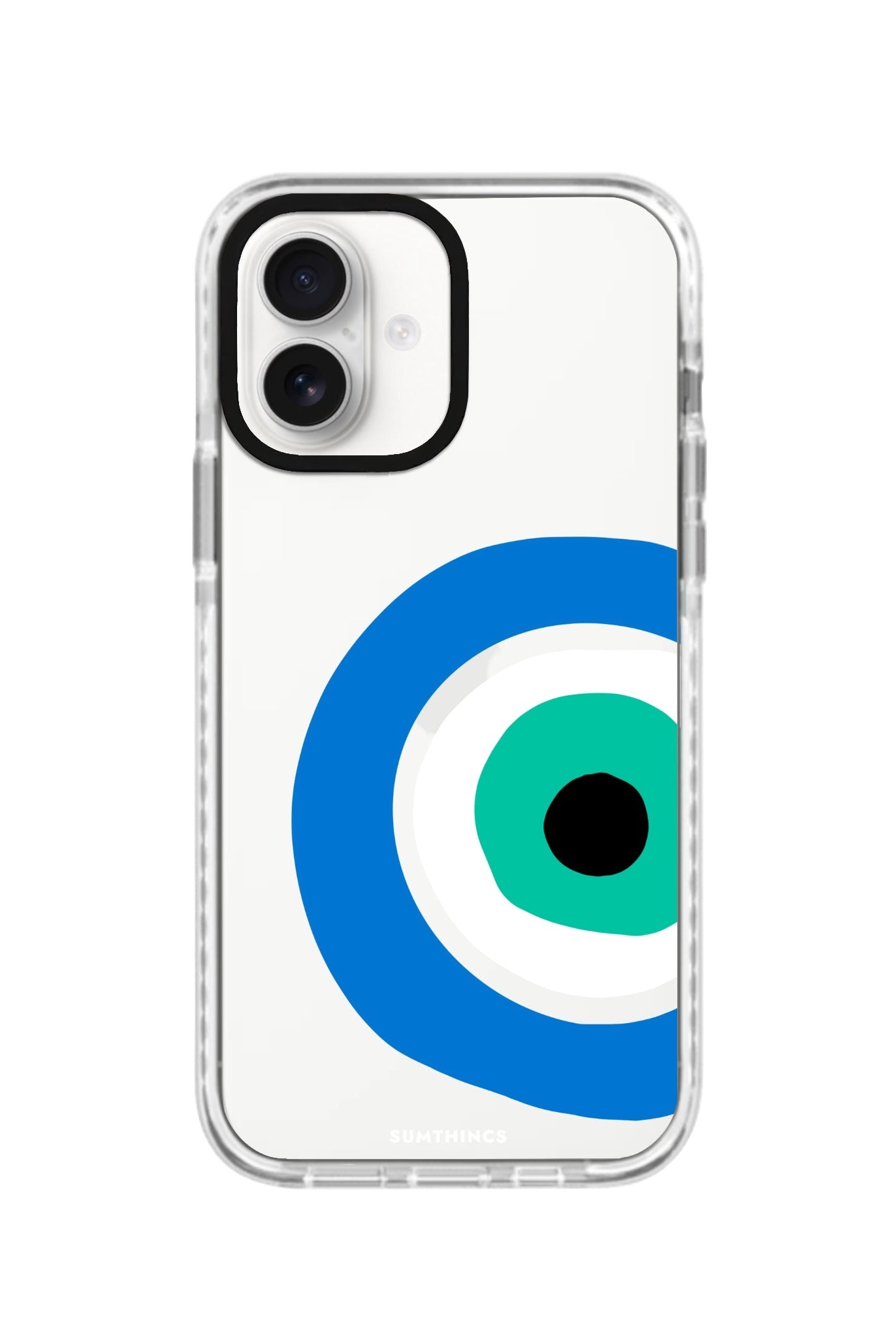 iPhone 16 Ocean Eye Procase Şeffaf Telefon Kılıfı Beyaz Şeffaf - SUMTHINCS