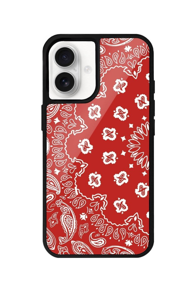 iPhone 16 Paisley Glossy Cam Telefon Kılıfı - SUMTHINCS