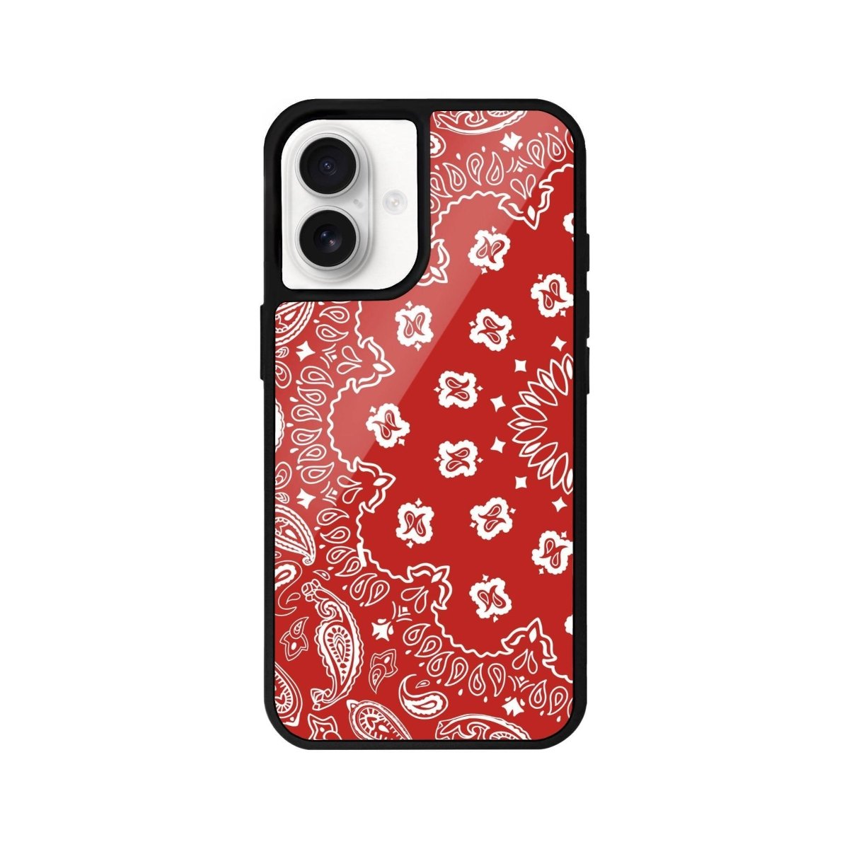 iPhone 16 Paisley Glossy Cam Telefon Kılıfı - SUMTHINCS